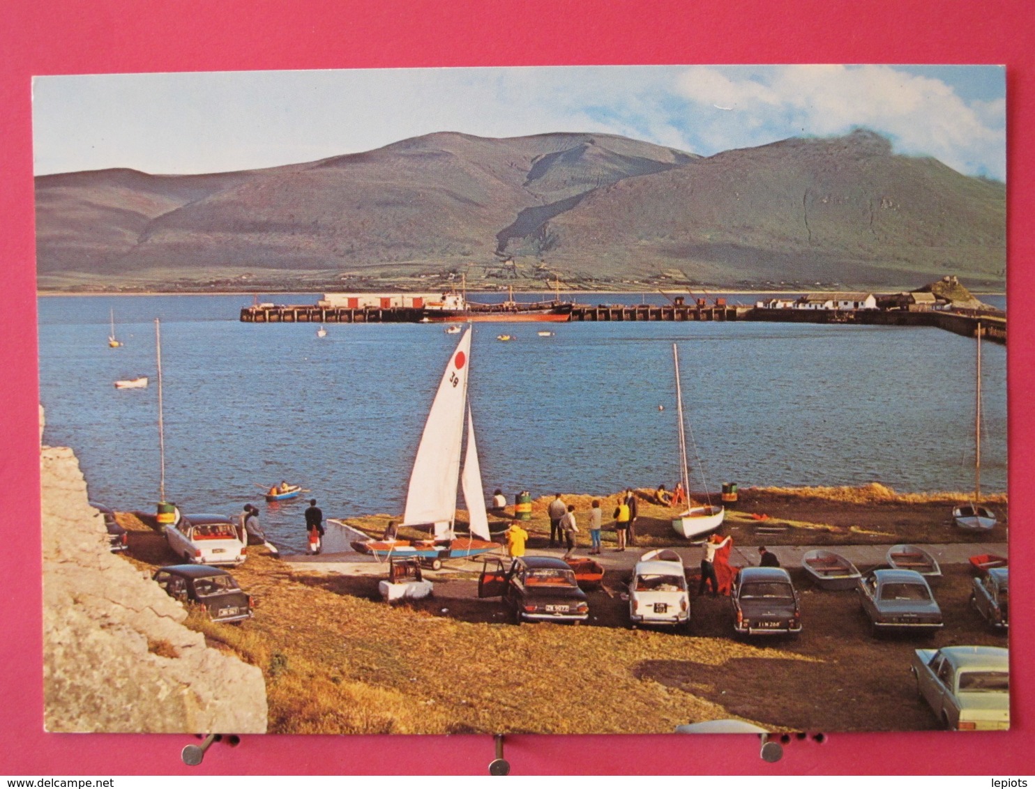 Visuel Très Peu Courant - Irlande - Kerry - Fenit Pier And Tralee Bay - Recto Verso - Kerry