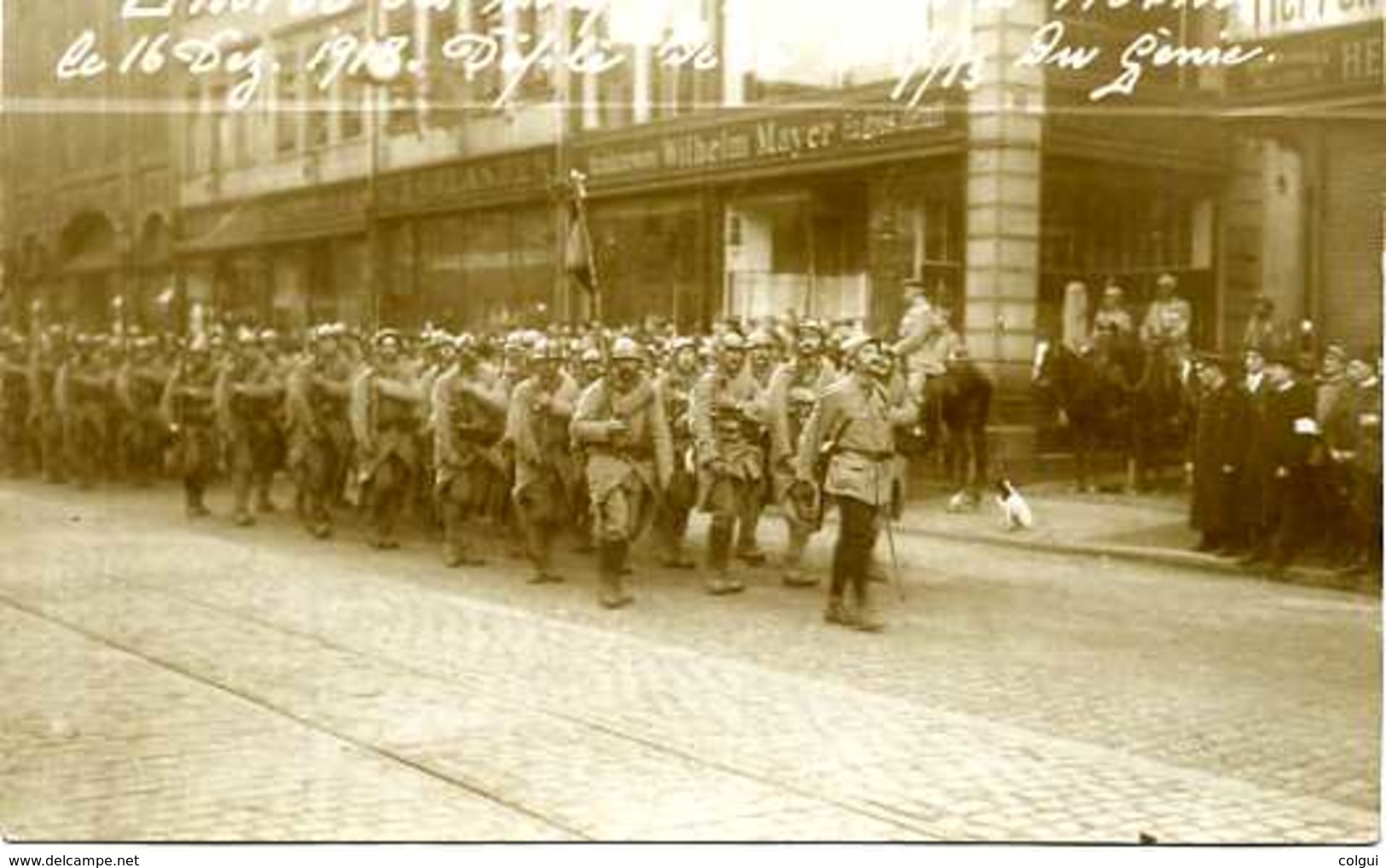 1918 7° GENIE ENTREE DES TROUPES - 1914-18