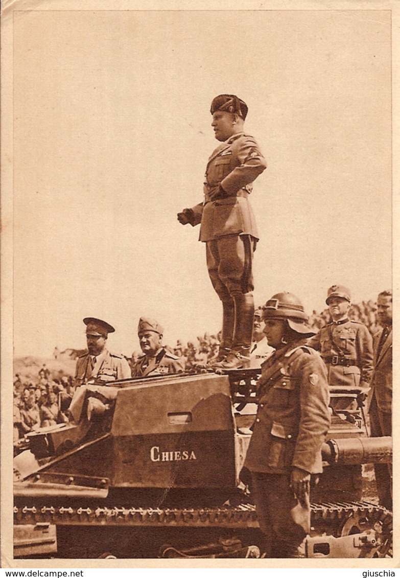 (CM).Grandi Manovre Dell'anno XI.Eritrea.Mussolini E Italo Balbo.F.to Piccolo.Viaggiata - Manovre