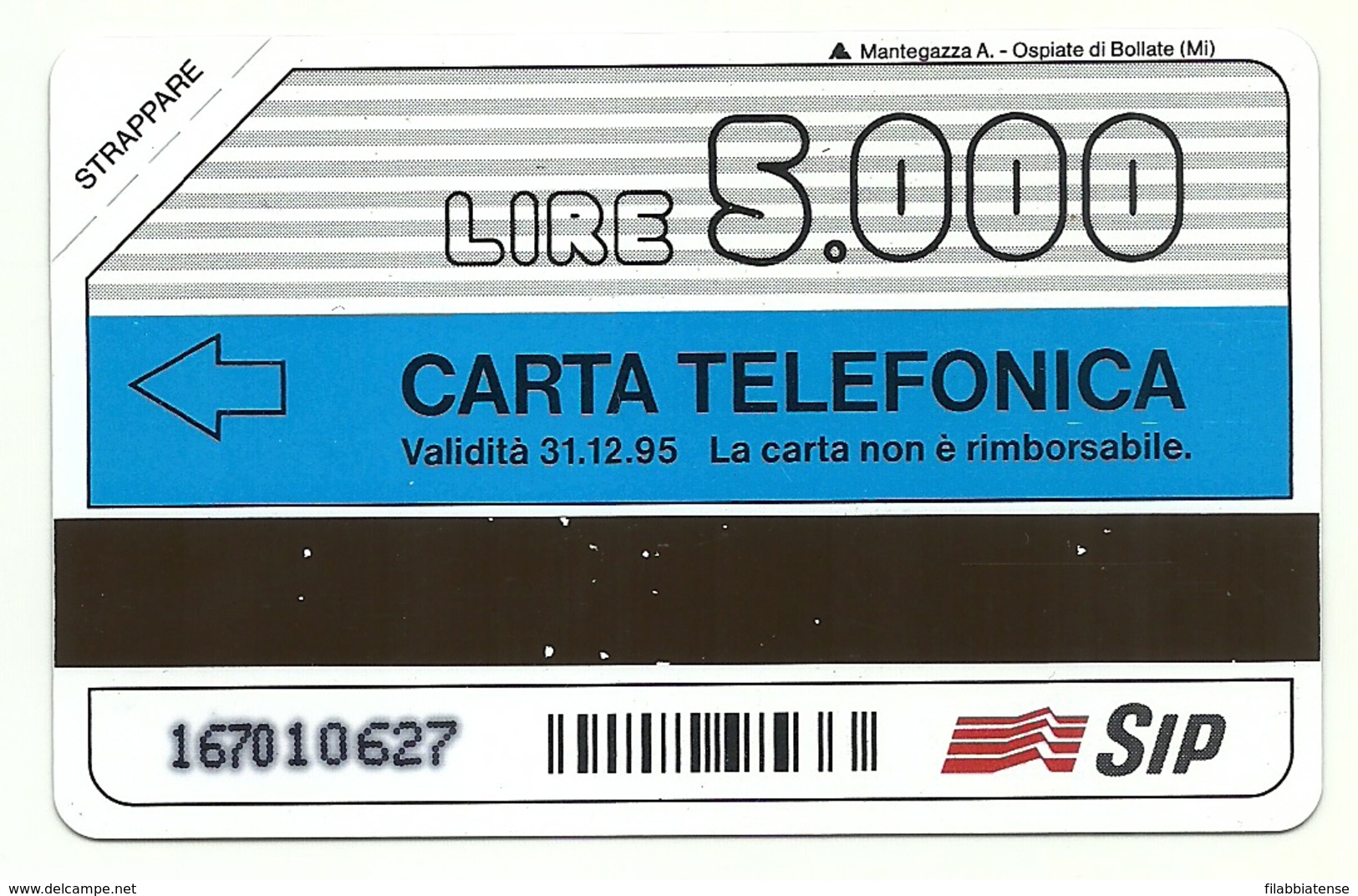 Italia - Tessera Telefonica Da 5.000 Lire N. 159 Meridiani - Venezia - Private-Omaggi