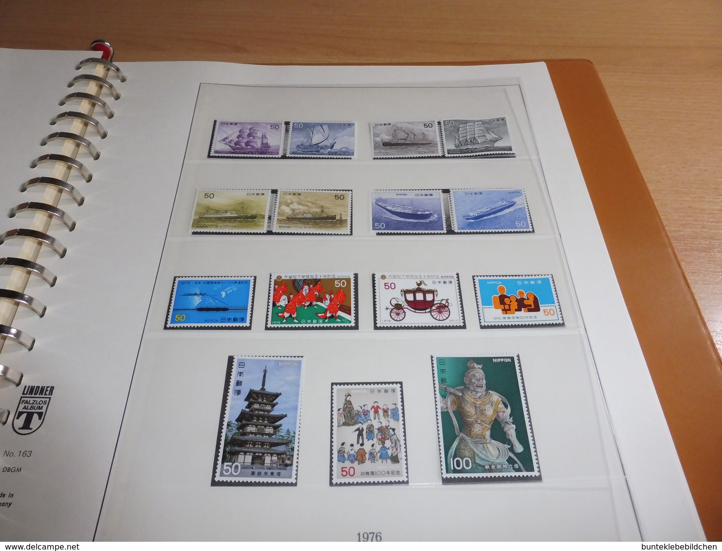 Sammlung Japan 1965 bis 1979 im Lindner- Album **, mit 65 Bildern alles Bebildert.