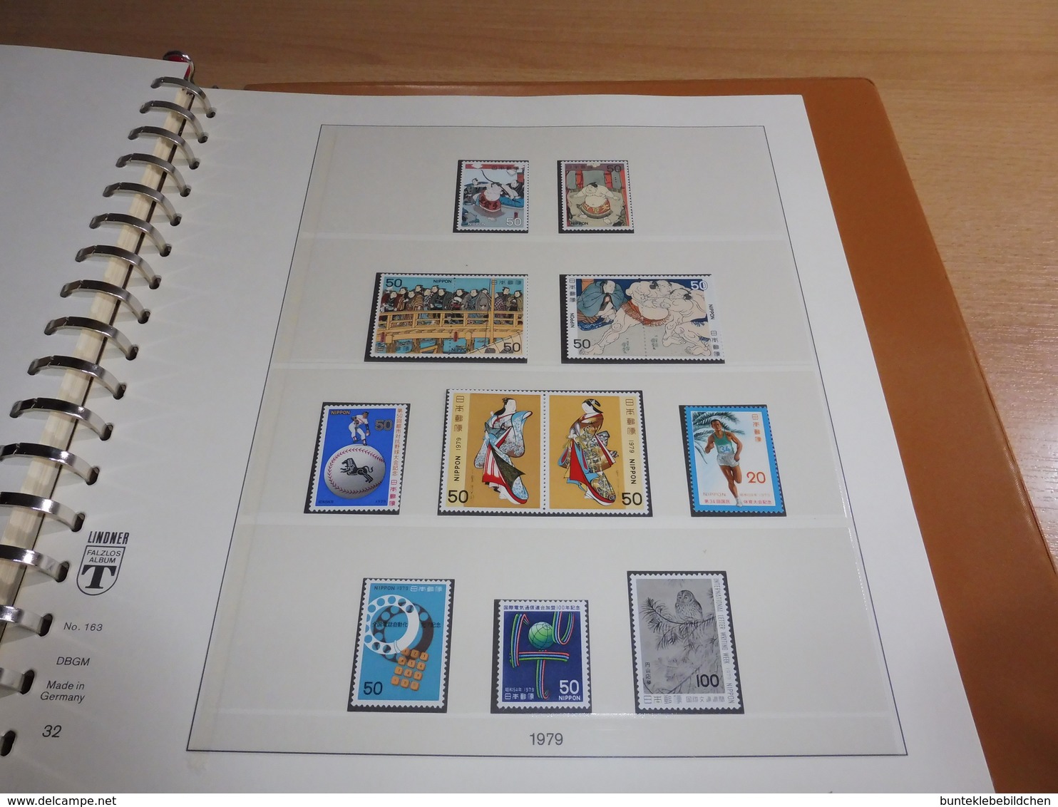 Sammlung Japan 1965 bis 1979 im Lindner- Album **, mit 65 Bildern alles Bebildert.