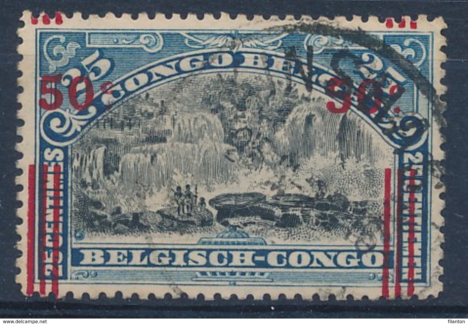 BELGISCH-KONGO - OBP Nr 90 - Cachet "KINSHASA" - (ref. 82) - Oblitérés