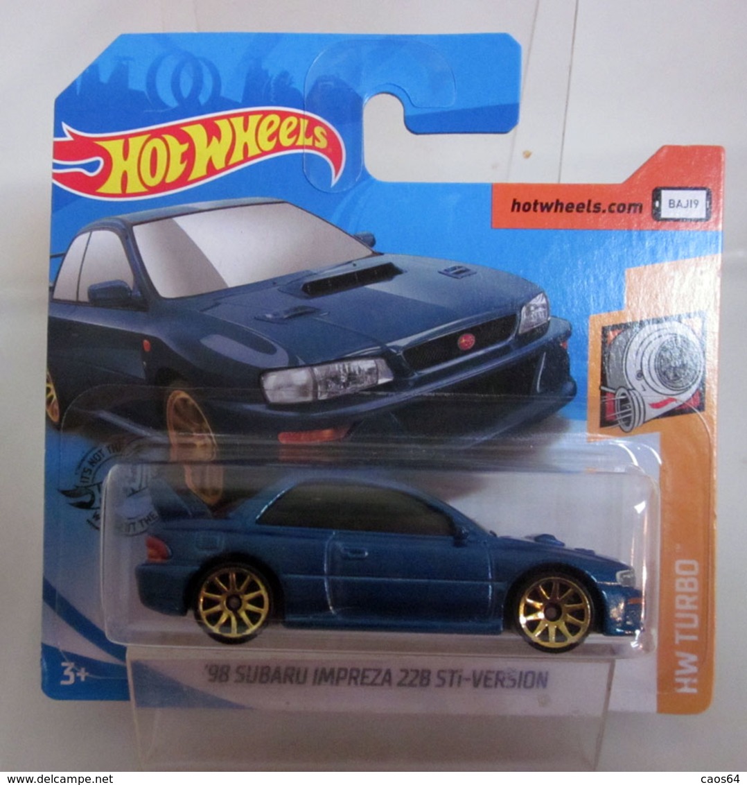 HOT WHEELS '98 SUBARU IMPREZA 22B STI-VERSION NEW BLISTER - HotWheels