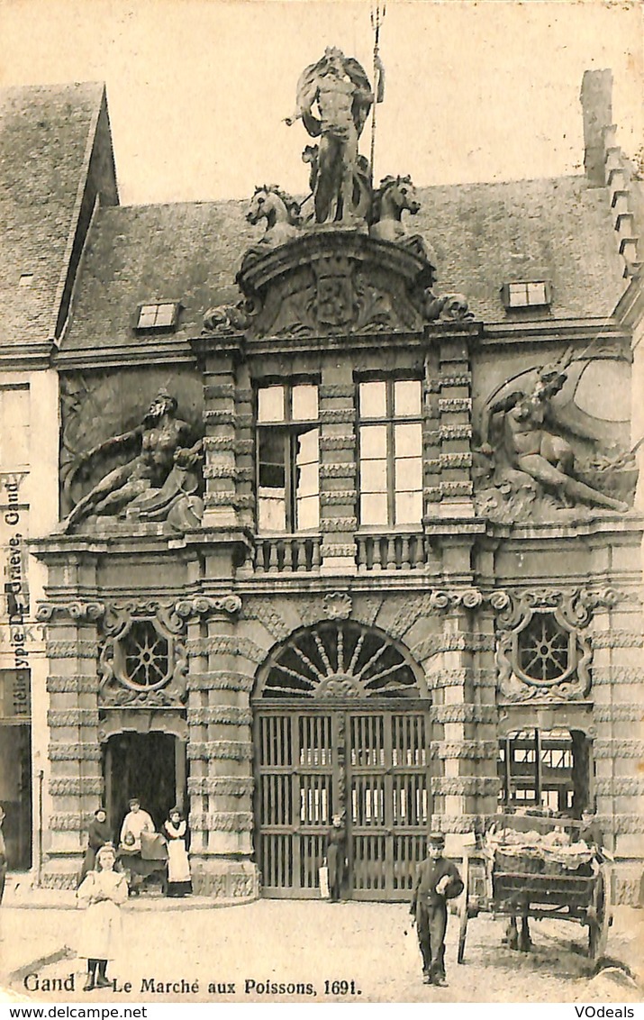 CPA - Belgique - Gent - Gand - Au Parc - Marché Aux Poissons - Gent