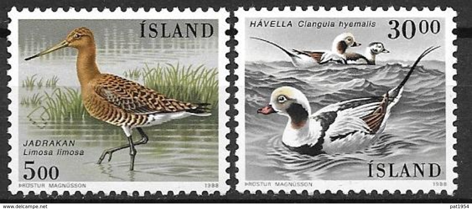 Islande 1988 N° 644/645 Neufs Oiseaux - Nuovi