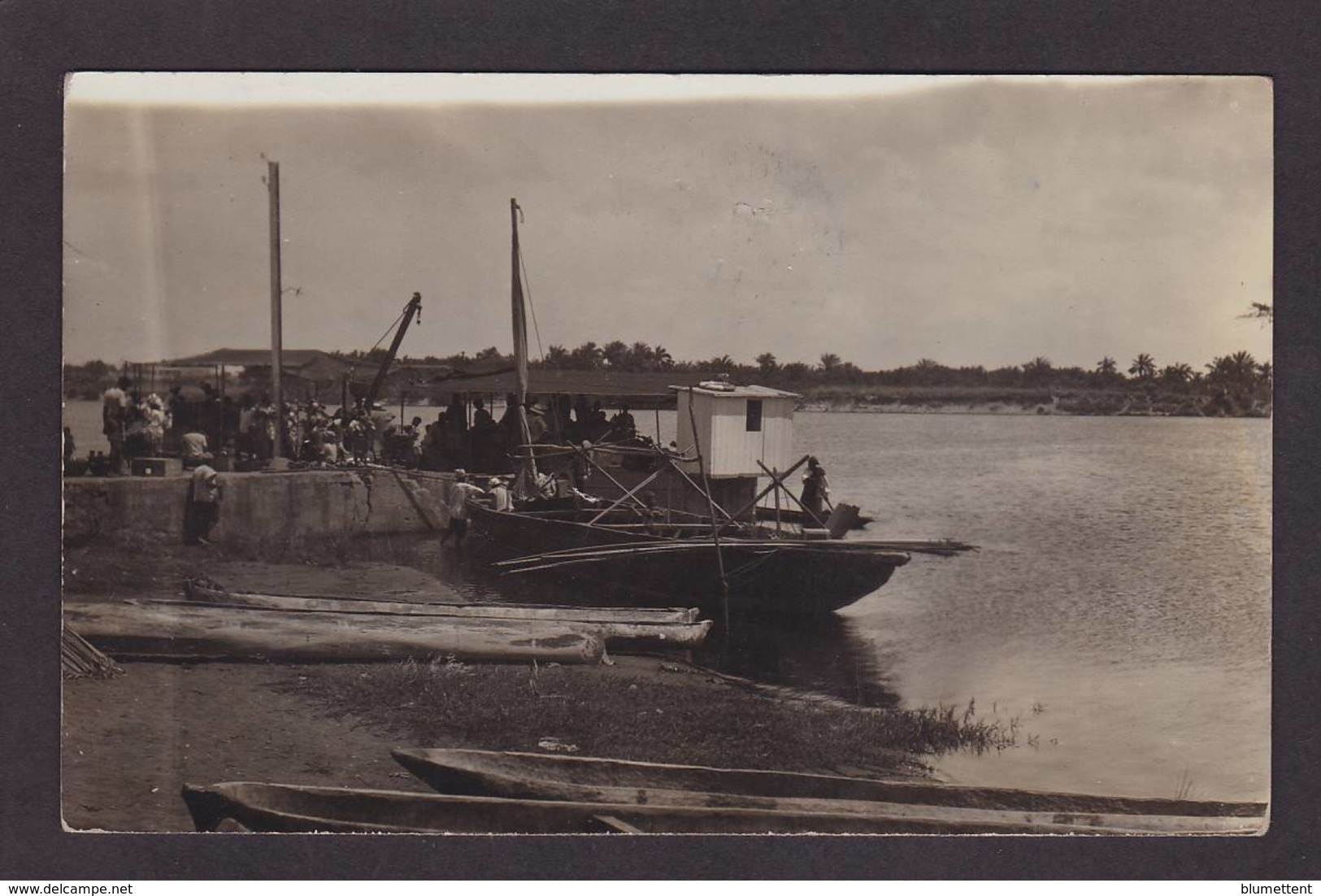 CPA Dahomey Afrique Noire Cotonou Carte Photo RPPC Circulé Voir Scan Du Dos Niger - Dahomey