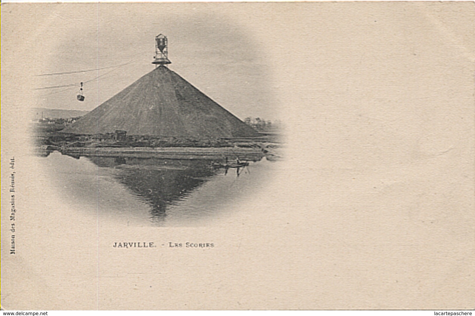 X122390 MEURTHE ET MOSELLE JARVILLE ENVIRONS NANCY SCORIES PRECURSEUR AVANT 1904  CRASSIER MINE MINEUR MINEURS CHARBON - Autres & Non Classés