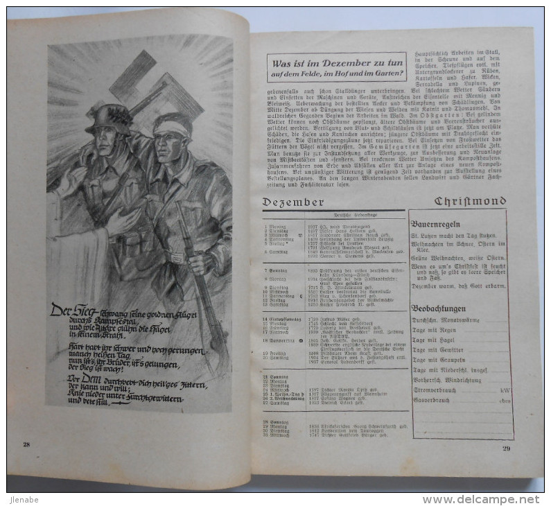 OBERHAUSEN Heimatkalender 1941 almanach calendrier 1941