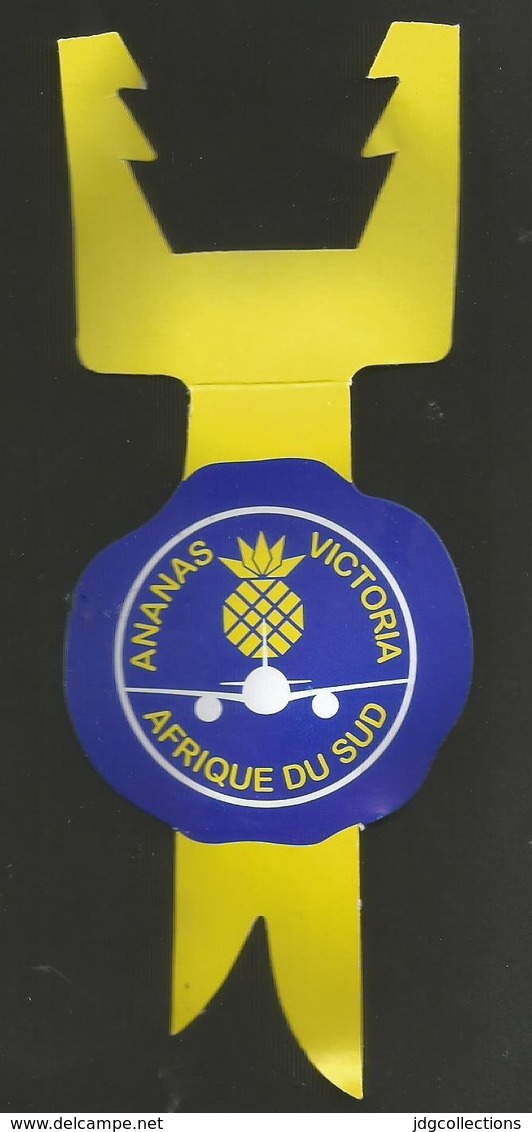 # PINEAPPLE VICTORIA Fruit Tag Balise Etiqueta Anhanger Afrique Du Sud Ananas Pina Africa Afrika - Fruits & Vegetables