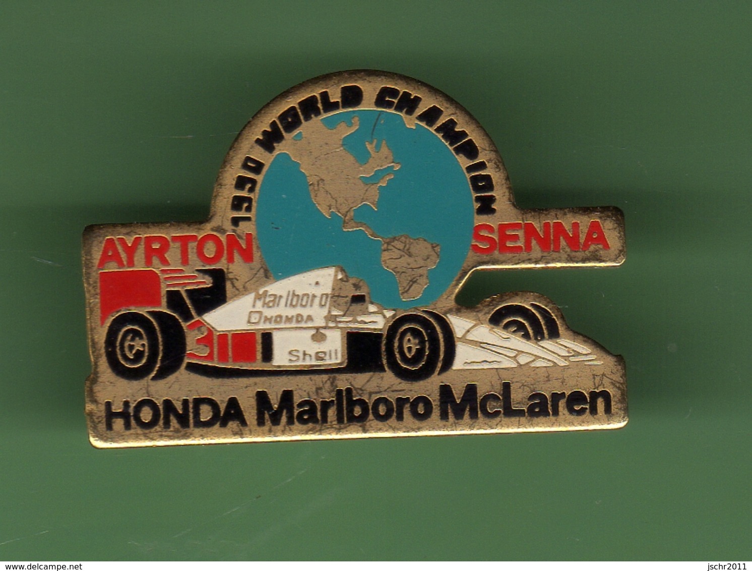 F1 *** A.SENNA WORLT CHAMPION 1990 *** HONDA - MALRBORO - MCLAREN *** A048 - Automobile - F1