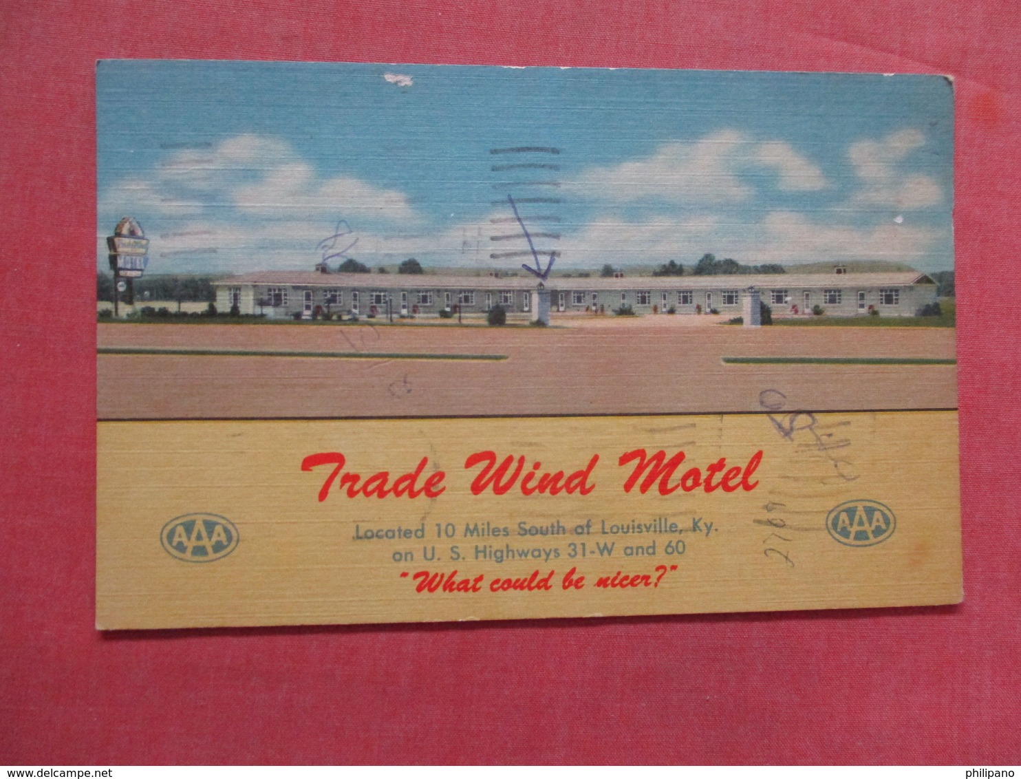 Kentucky > Trade Wind Motel   10 Miles South Of  Louisville   Ref 3782 - Louisville
