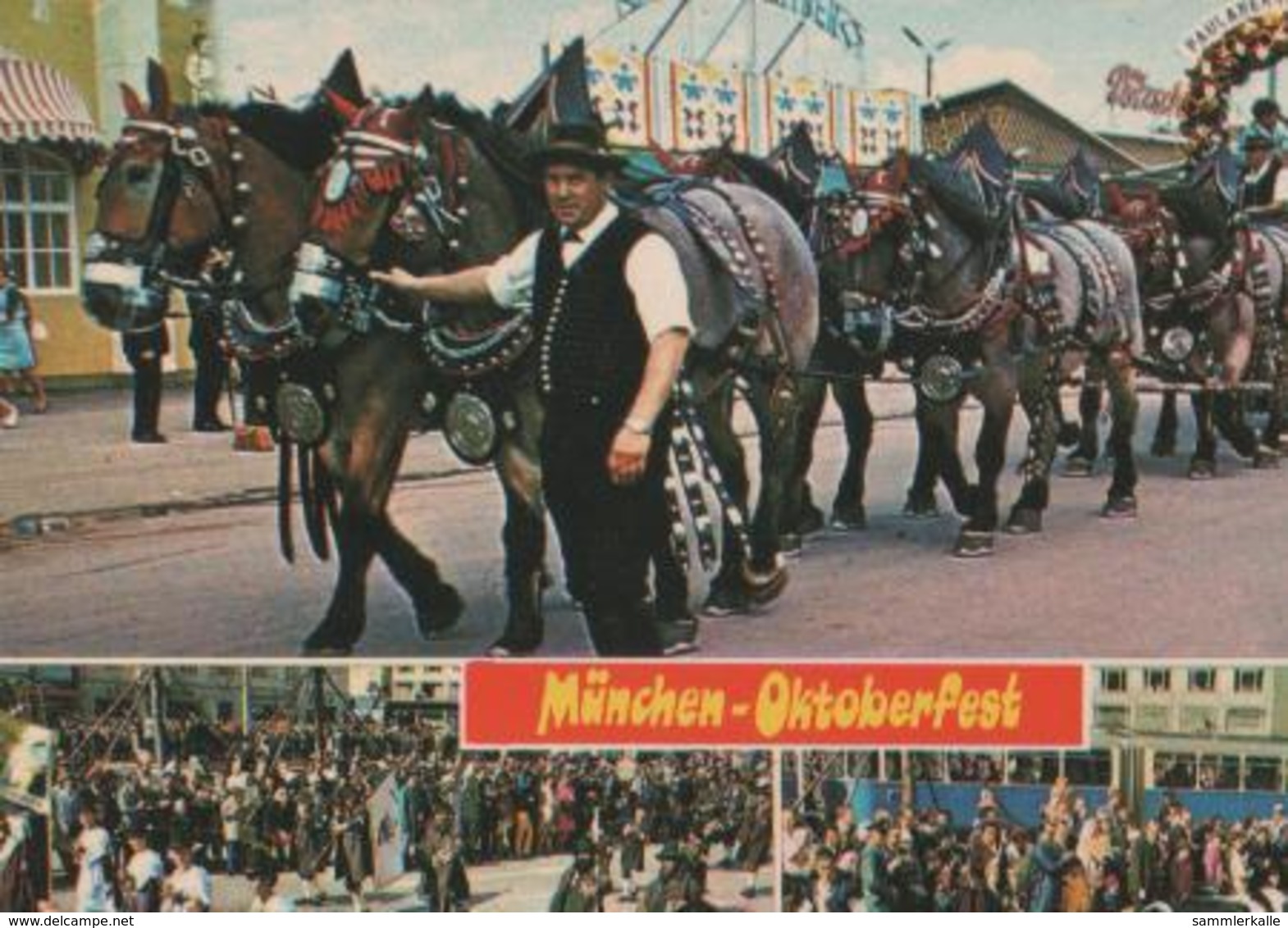 München - Oktoberfest Mit Sechsergespann - Ca. 1975 - Muenchen