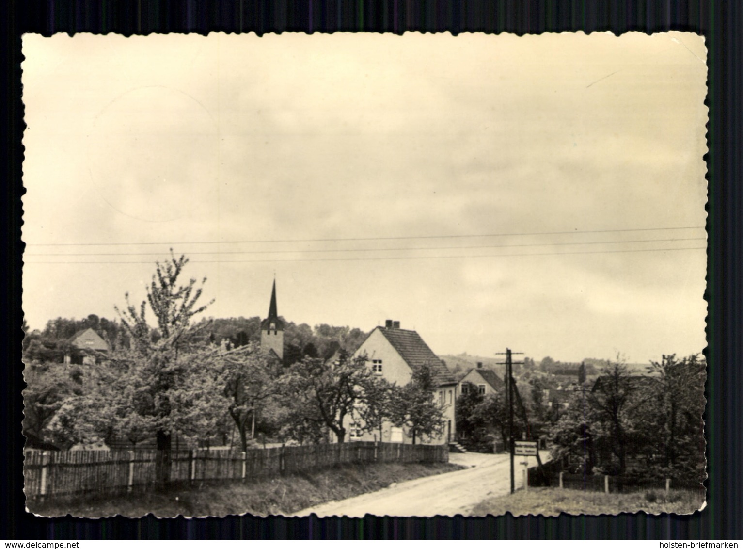 Niedersteinbach Kr. Geithain, Teilansicht Mit Kirche - Autres & Non Classés