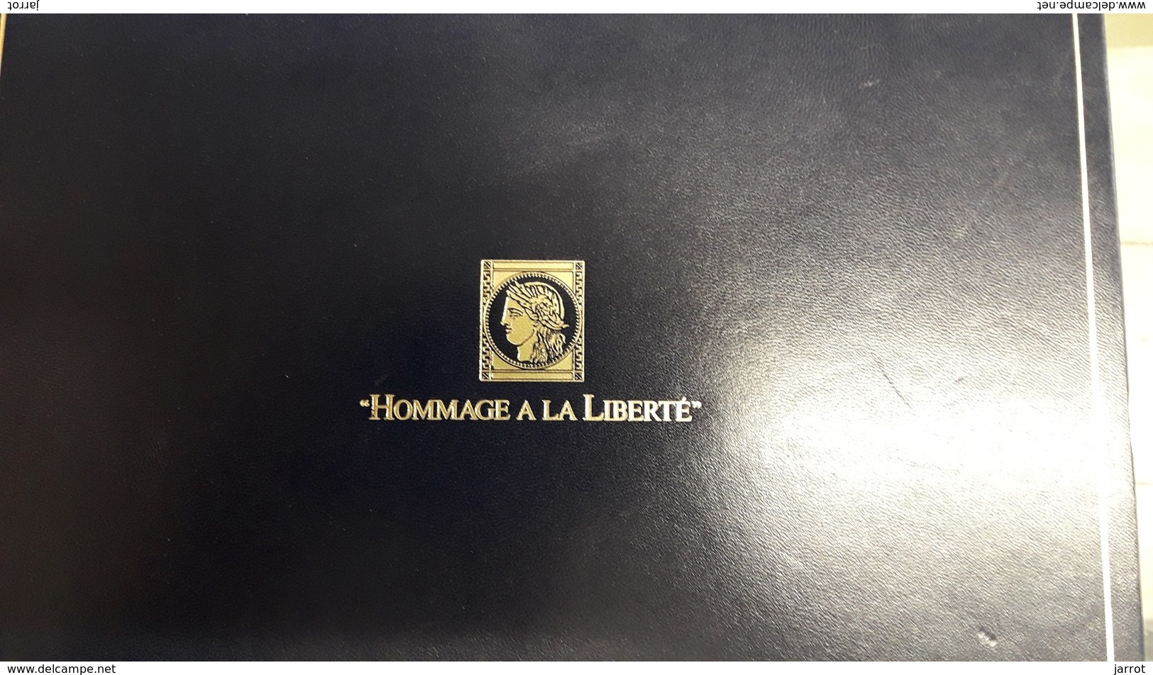 Coffret De 25 Timbres En Argent Massif Doré à L'or Fin Bicentenaire De La Révolution Française - Autres & Non Classés