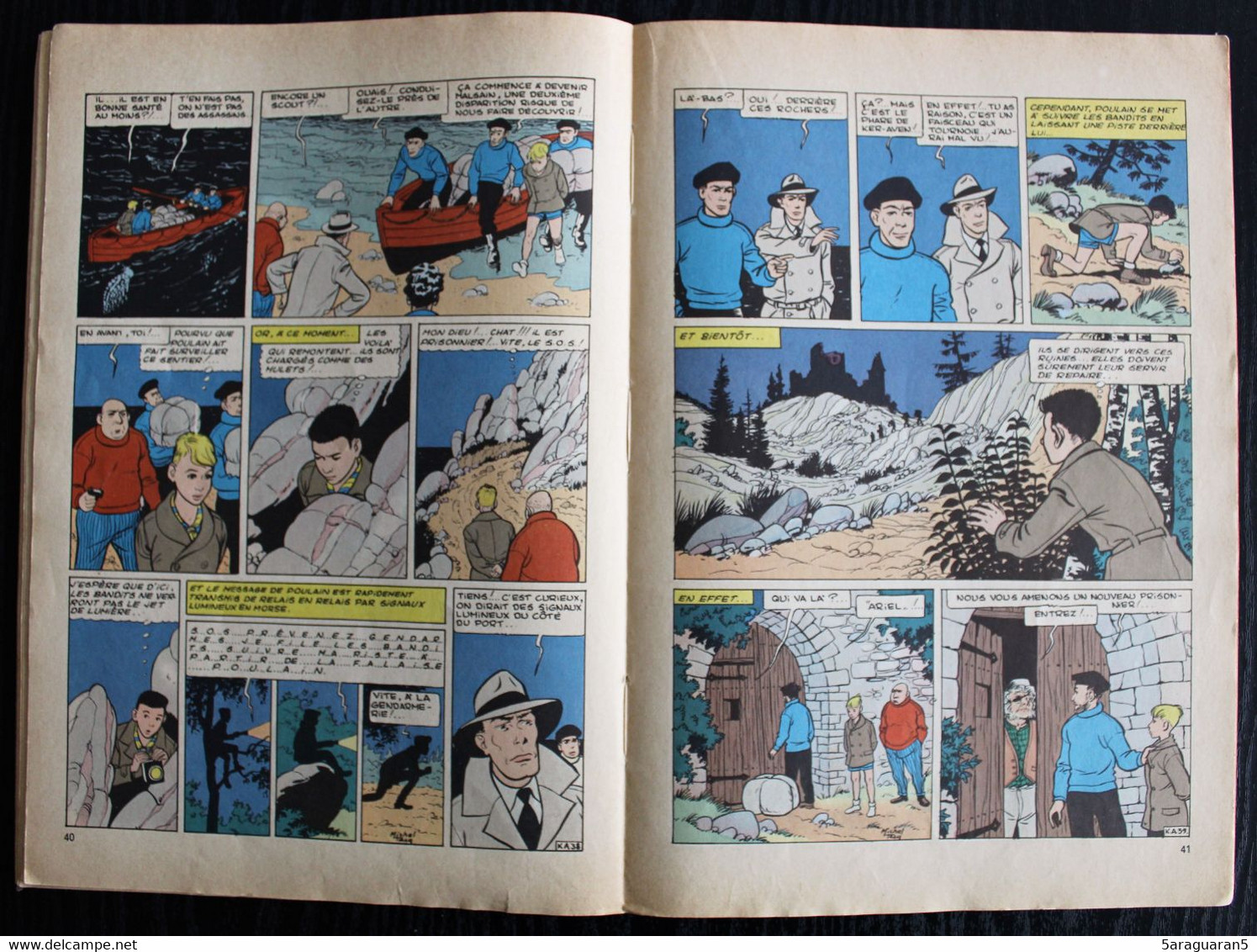 BD LA PATROUILLE DES CASTORS - 2 - Le disparu de Ker Aven - EO 1957