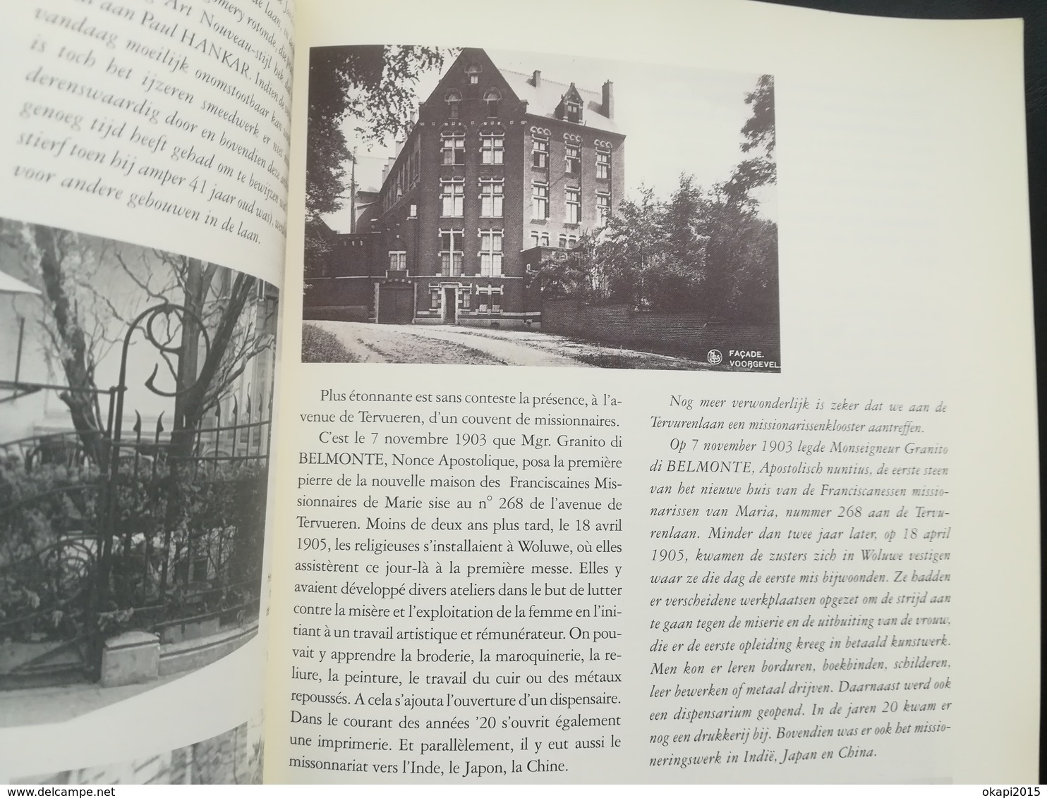 LIVRE LES 100 ANS DE L ' AVENUE DE TERVUEREN WOLUWE - SAINT - PIERRE  TERVURENLAAN  BELGIQUE ANNÉE 1997