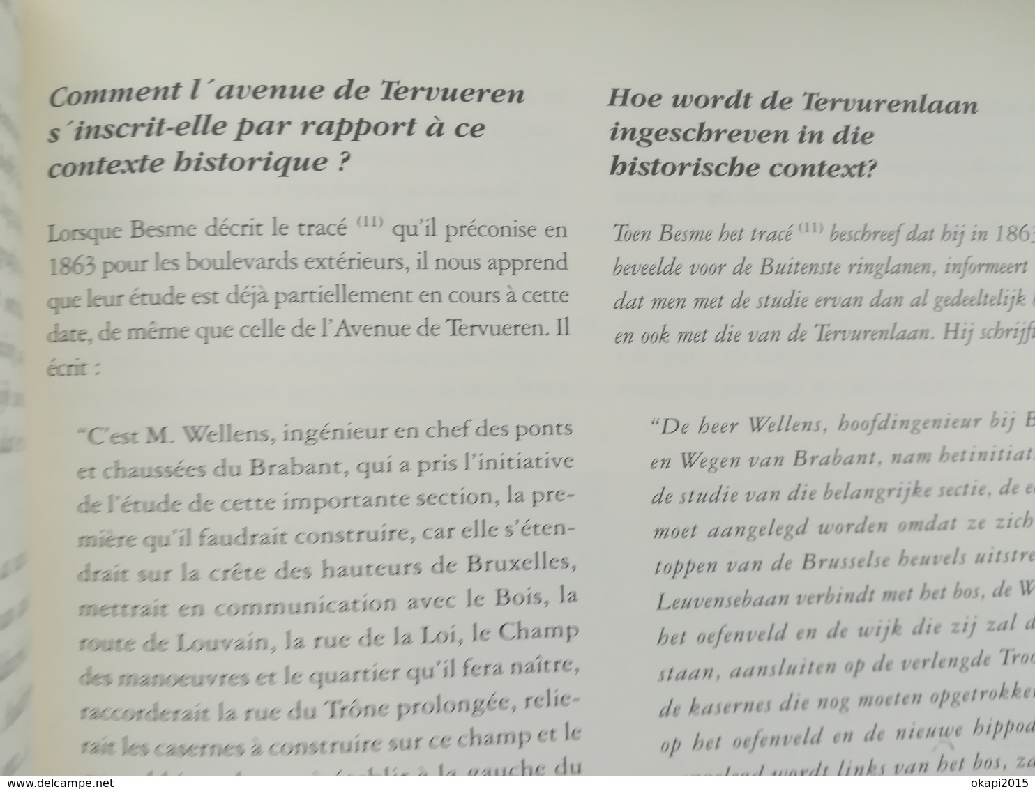 LIVRE LES 100 ANS DE L ' AVENUE DE TERVUEREN WOLUWE - SAINT - PIERRE  TERVURENLAAN  BELGIQUE ANNÉE 1997