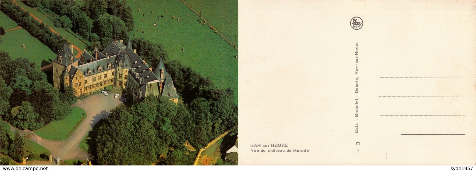 Ham-sur-Eure Vue Du Chateau De Mérode  Editions Brassini-Dubois N°2 - Ham-sur-Heure-Nalinnes