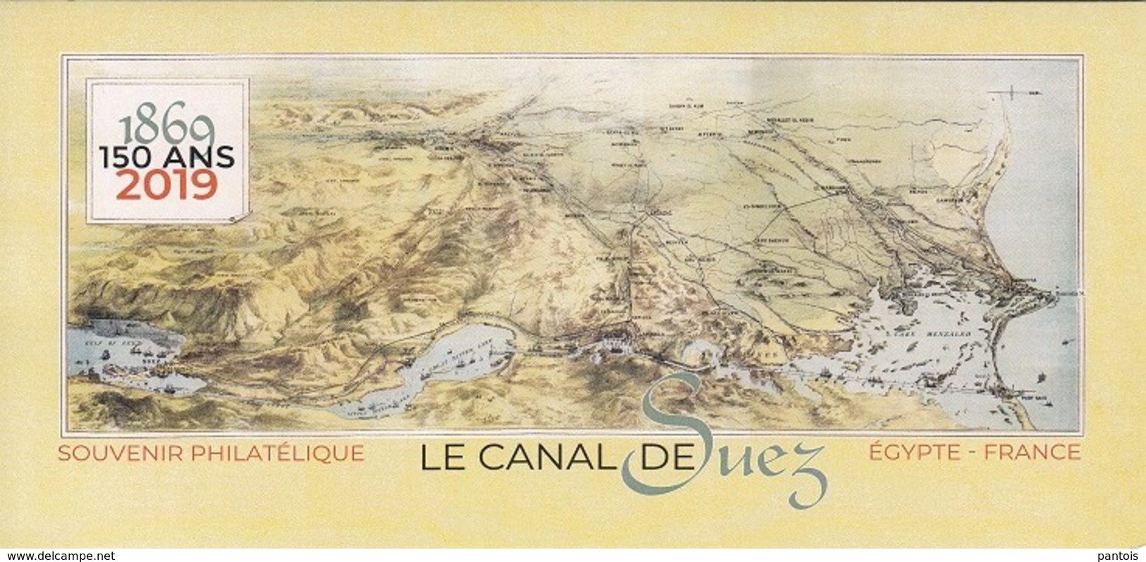 2019 Bloc Souvenir 150 Ans Du Canal De Suez ** Neuf Sous Blister - Souvenir Blocks