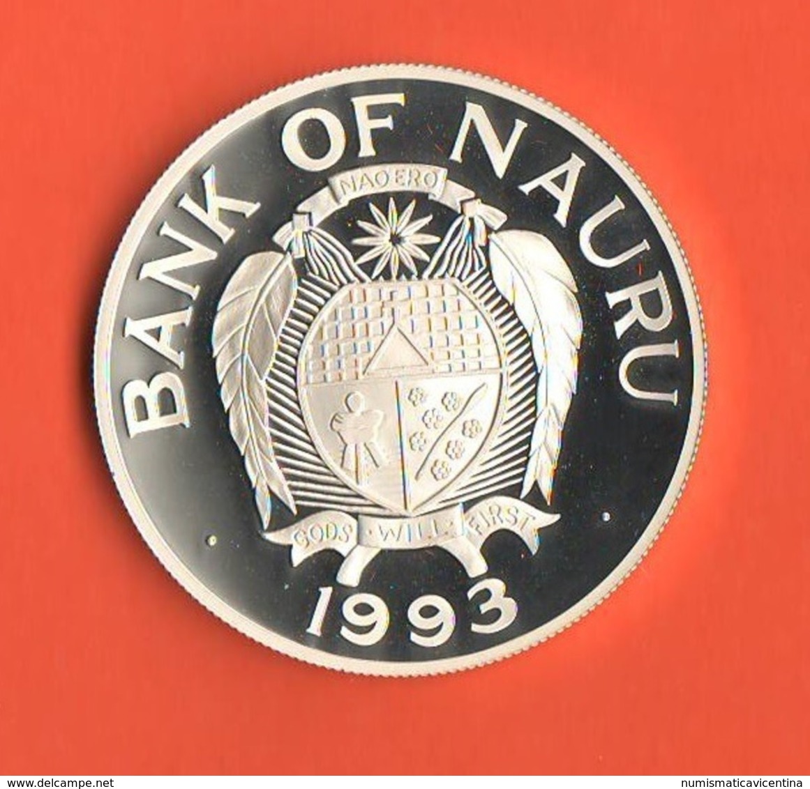 Nauru 10 Dollars 1995 Wildlife Silver Proof - Nauru