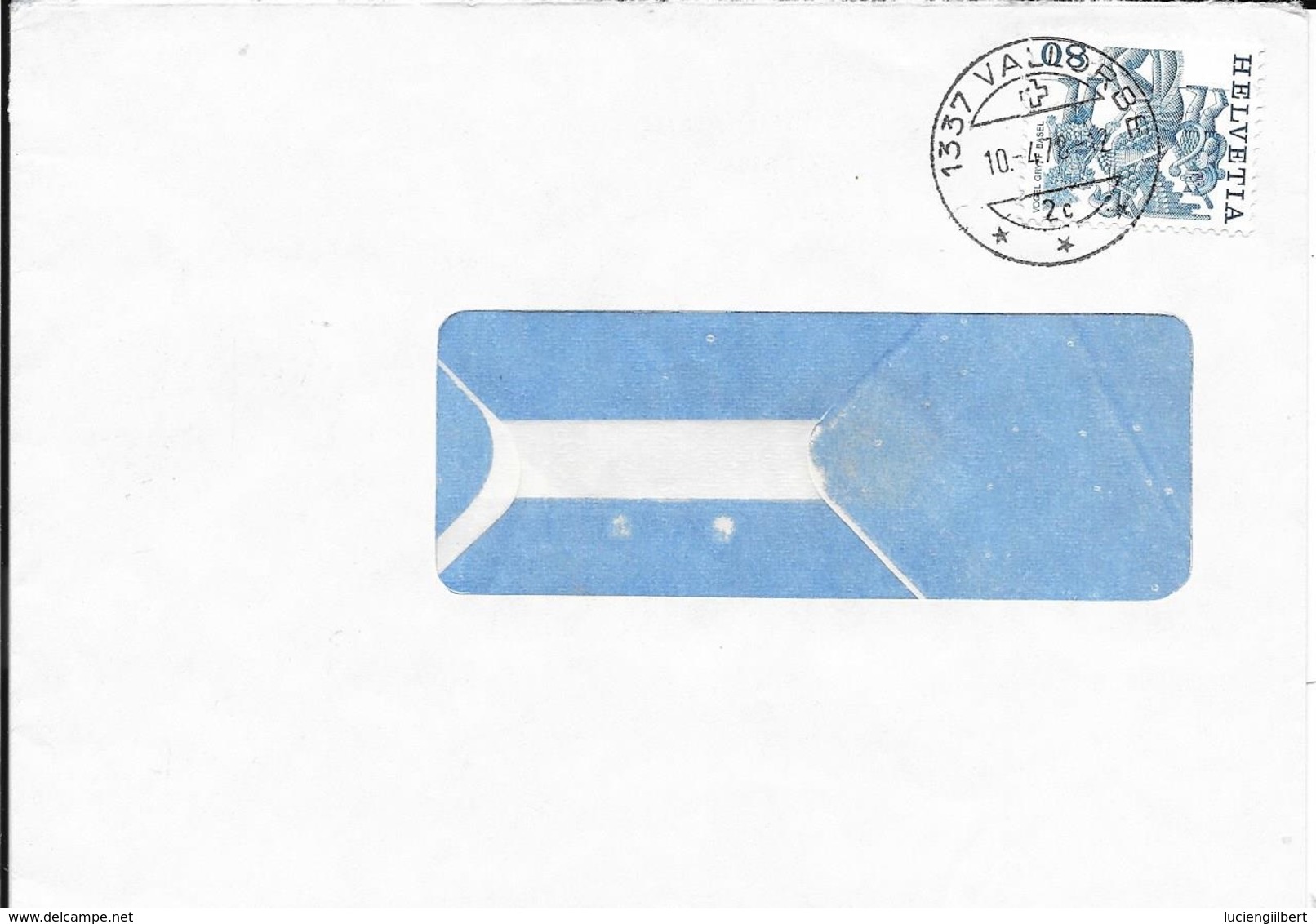 SUISSE  -  : VALLORBE -  TIMBRE N° 1040  -    - 1978 -  ENVELOPPE    AGENCE EN DOUANE DE VALLORBE - - Briefe U. Dokumente