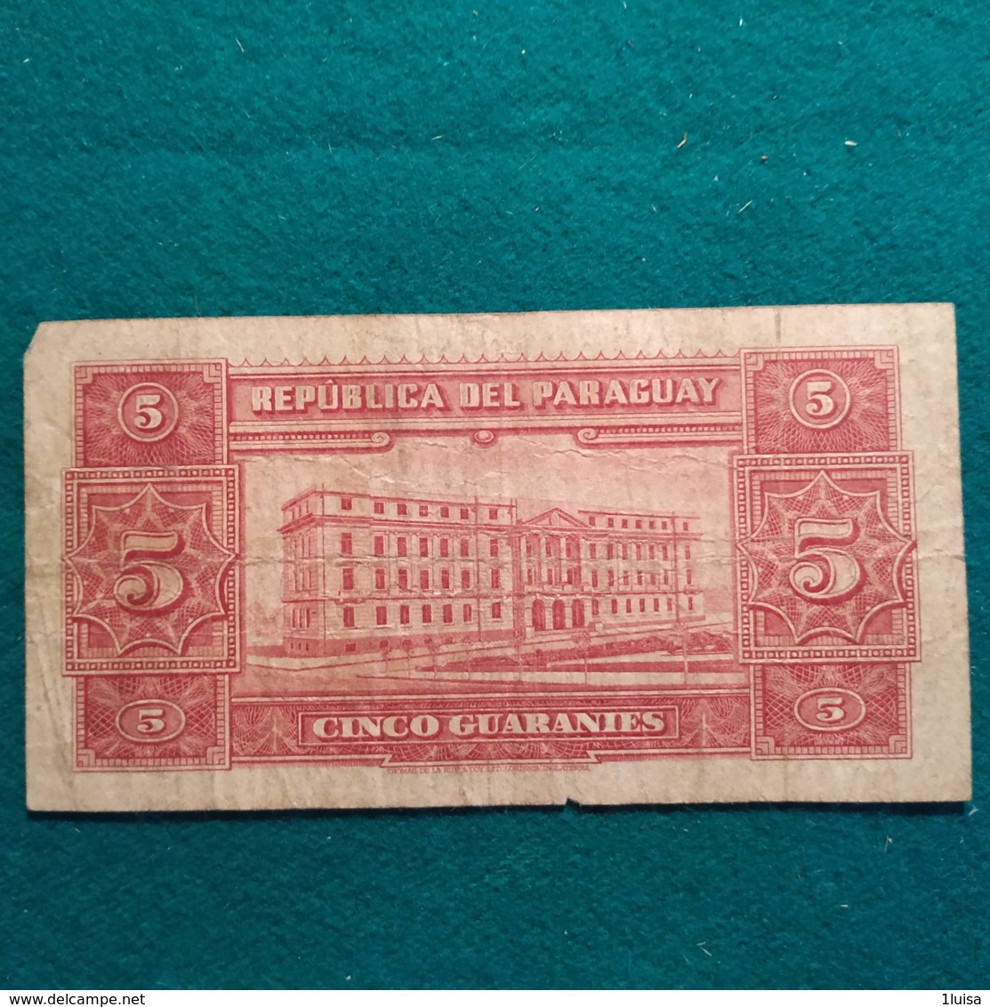 Paraguay 5 Guaranies 1952 - Paraguay