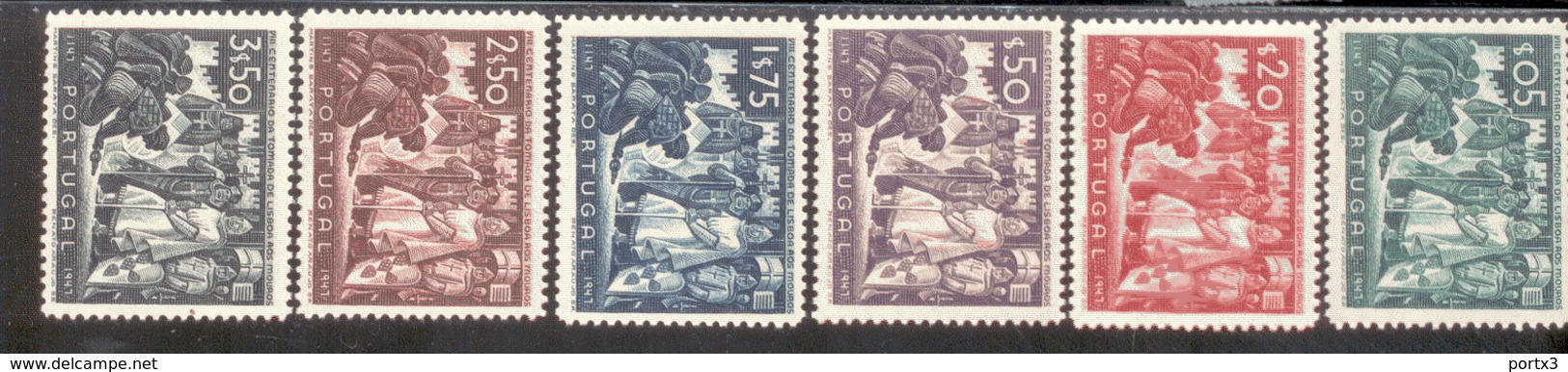 714 - 719 Rückeroberung Lissabon  **  Postfrisch MNH Neuf - Nuovi