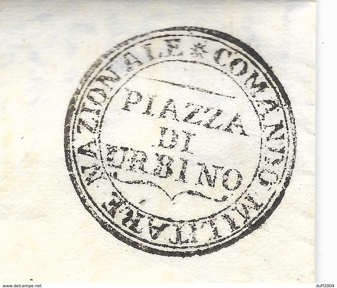 REPUBBLICA ROMANA - DA URBINO A PESARO - 3.5.1849 - 1. ...-1850 Prefilatelia