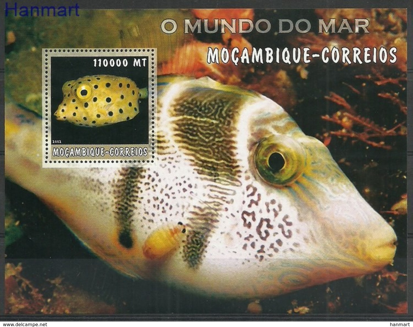 Mozambique 2002 Mi Bl181 MNH ( ZS6 MZBbl181 ) - Fishes