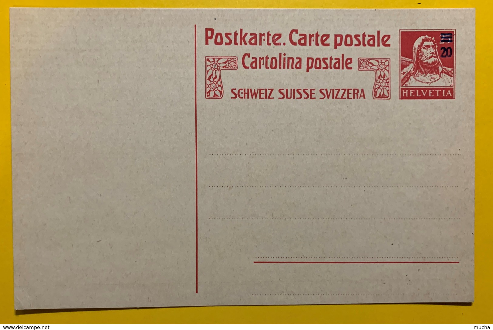 9660 -  Entier Postal Tell 20 Sur 25 Rouge Neuf - Entiers Postaux