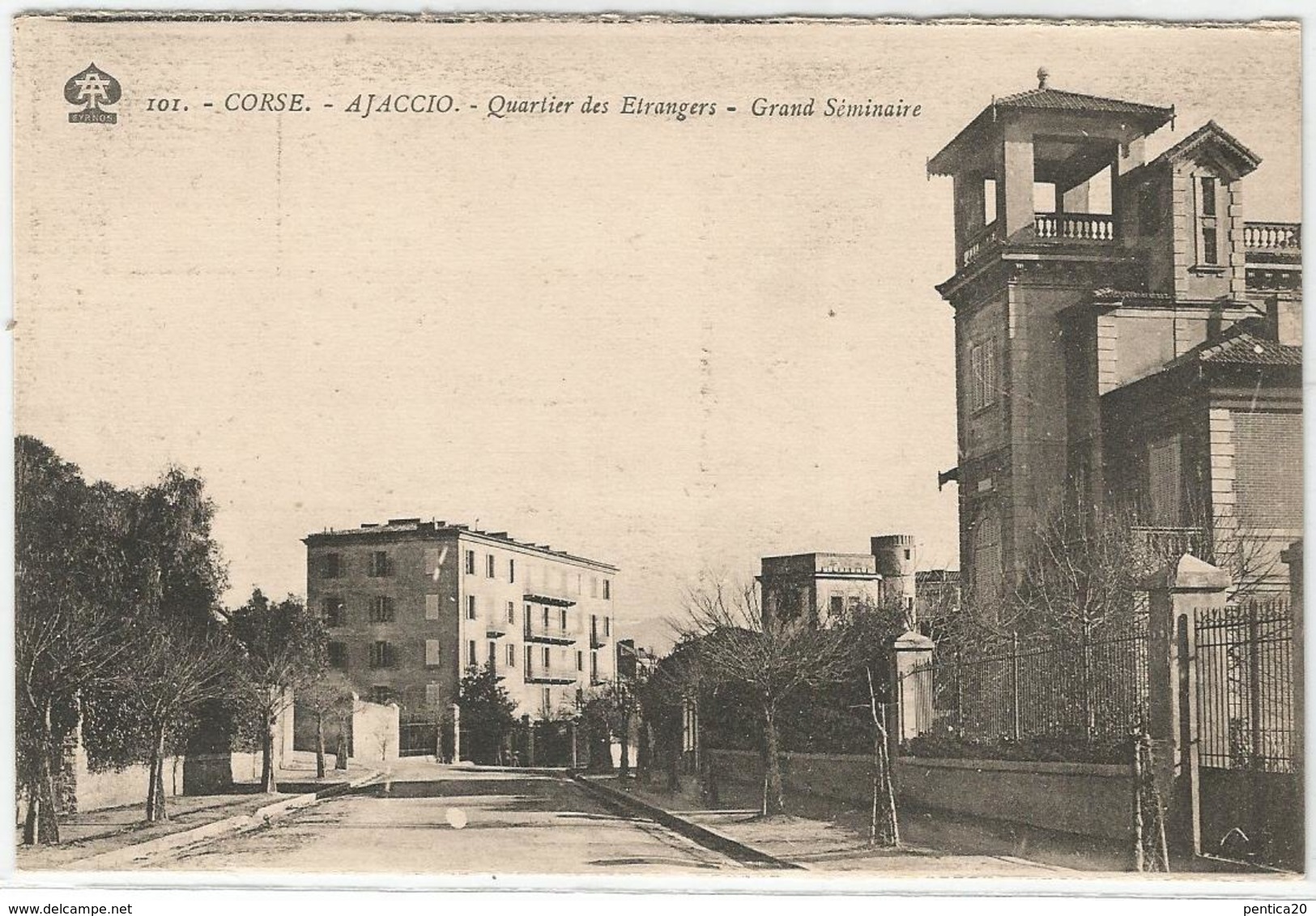 CORSE CPA  AJACCIO - Quartier Des Etrangers - Grand Séminaire - Ajaccio