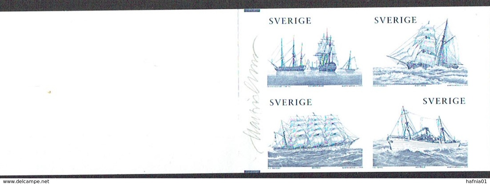 Sweden 1999. Int. Stampexhibition  AUSTRALIA ' 99.  Michel 2098-2101  Test Booklet MNH.  Signed. - Saggi E Prove