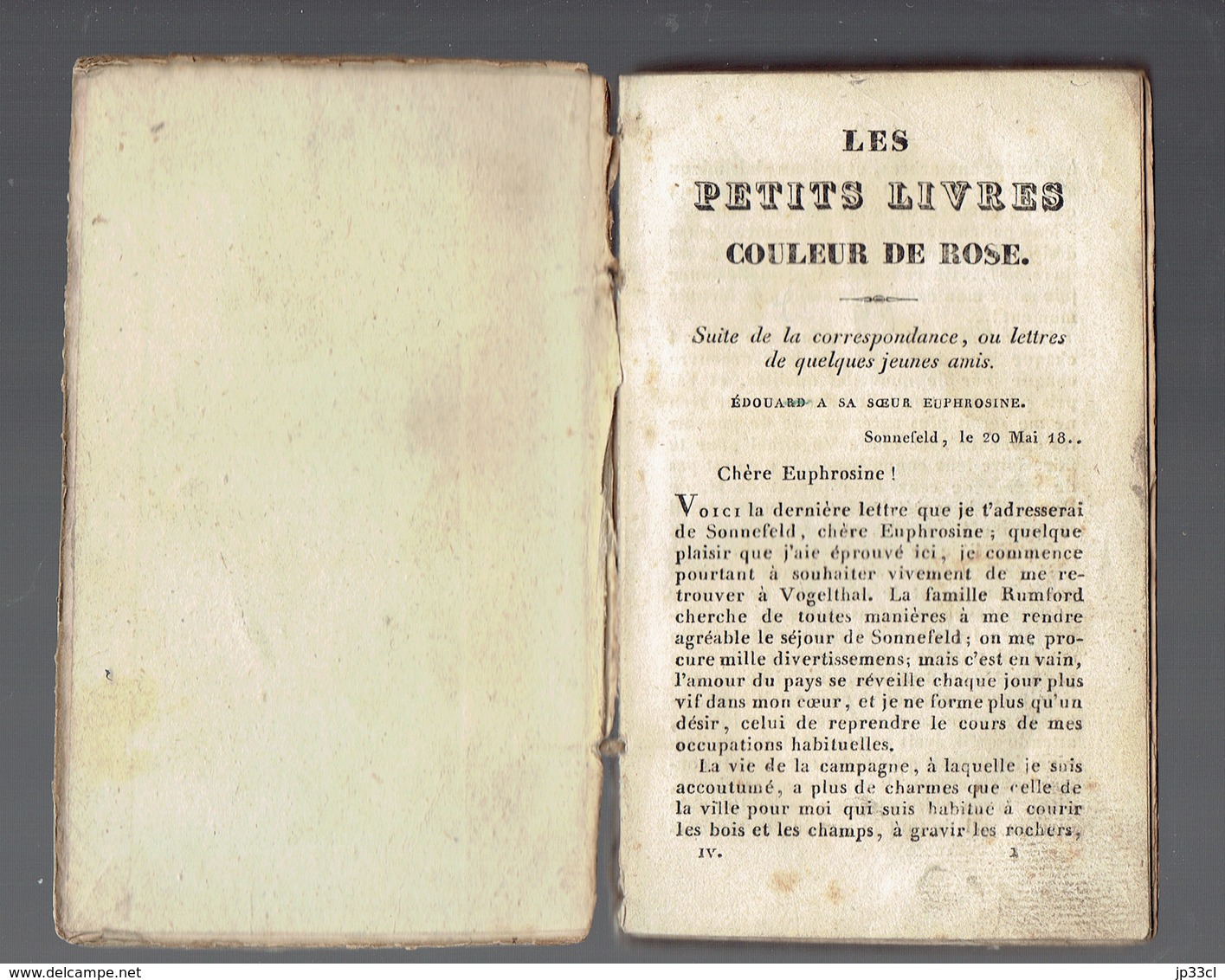 Binche Waudrez Navez Delbruyère Les Petits Livres Couleur De Rose (Tome 4), Sans Date (XIXe Siècle) 138 Pages - 1801-1900