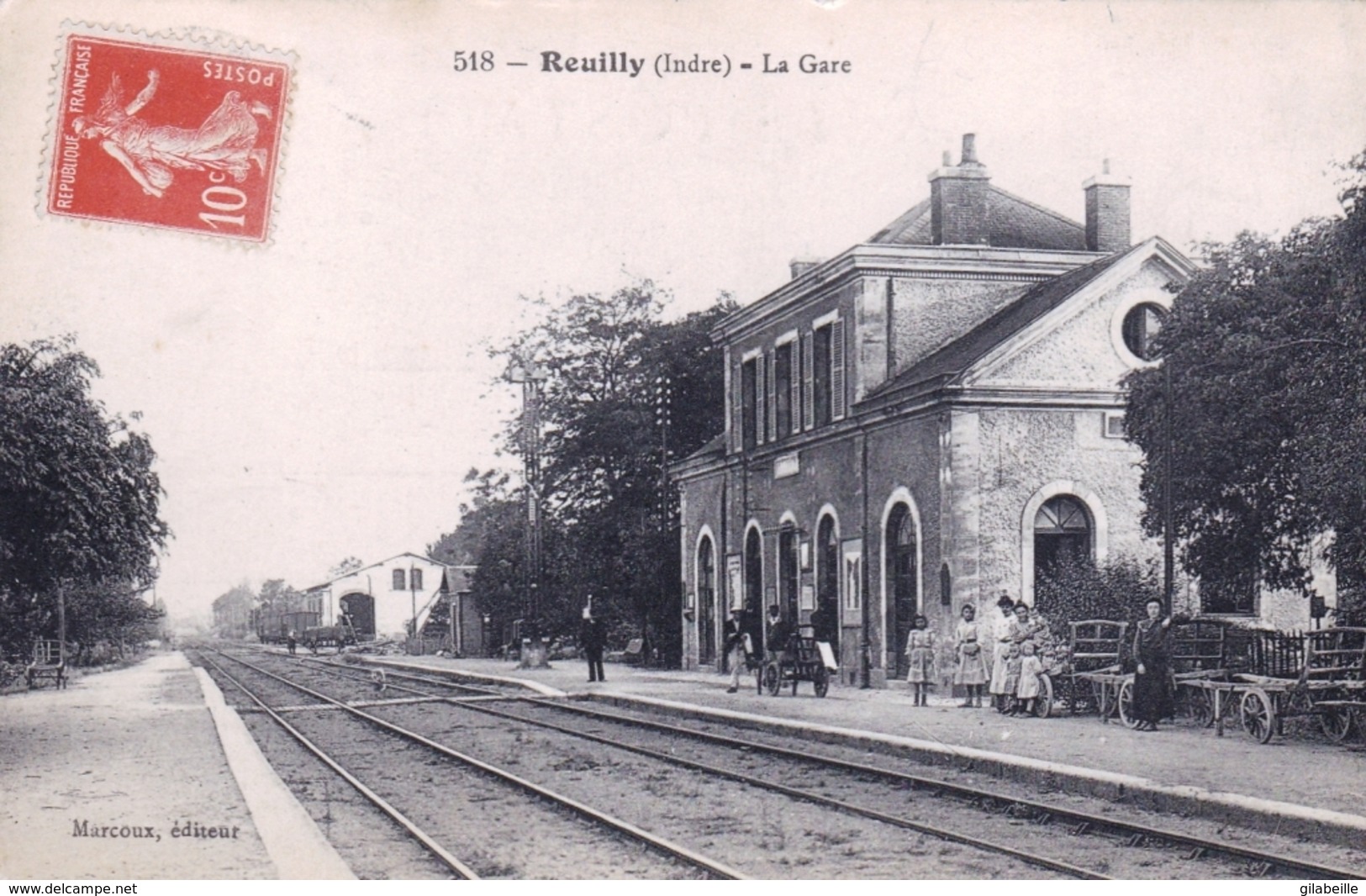 36 - Indre -  REUILLY  - La Gare - Other & Unclassified