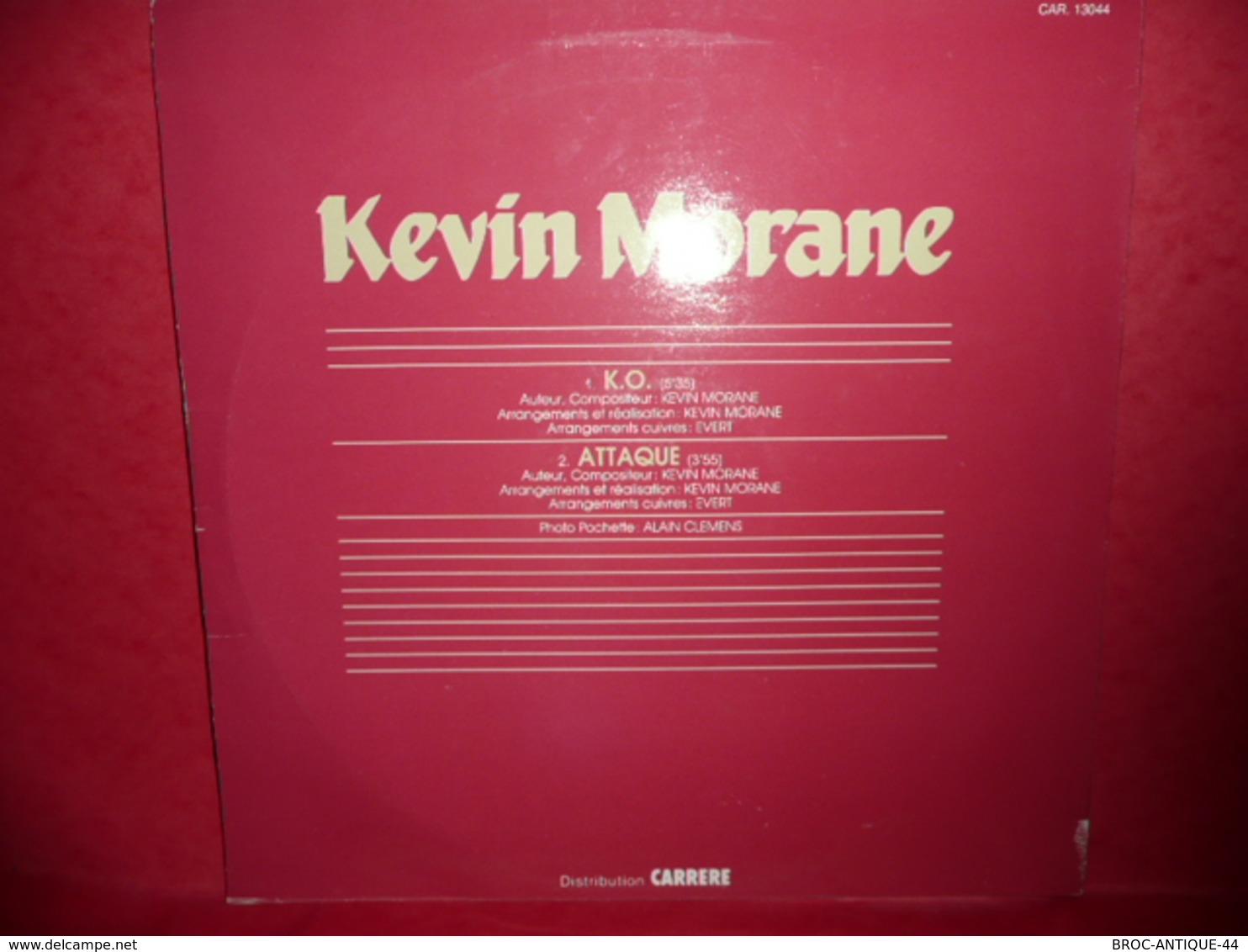 LP33 N°87 - KEVIN MORANE - K.O. - COMPILATION 2 TITRES - MAXI 45T - ELECTRO ROCK FUNK SOUL - 45 G - Maxi-Single