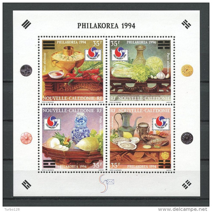 Nlle CALEDONIE 1994 Bloc N° 17 ** Neuf MNH Superbe C 5,50 € Philakorea Séoul Condiments Faune Marine Huitres Légum - Blocchi & Foglietti