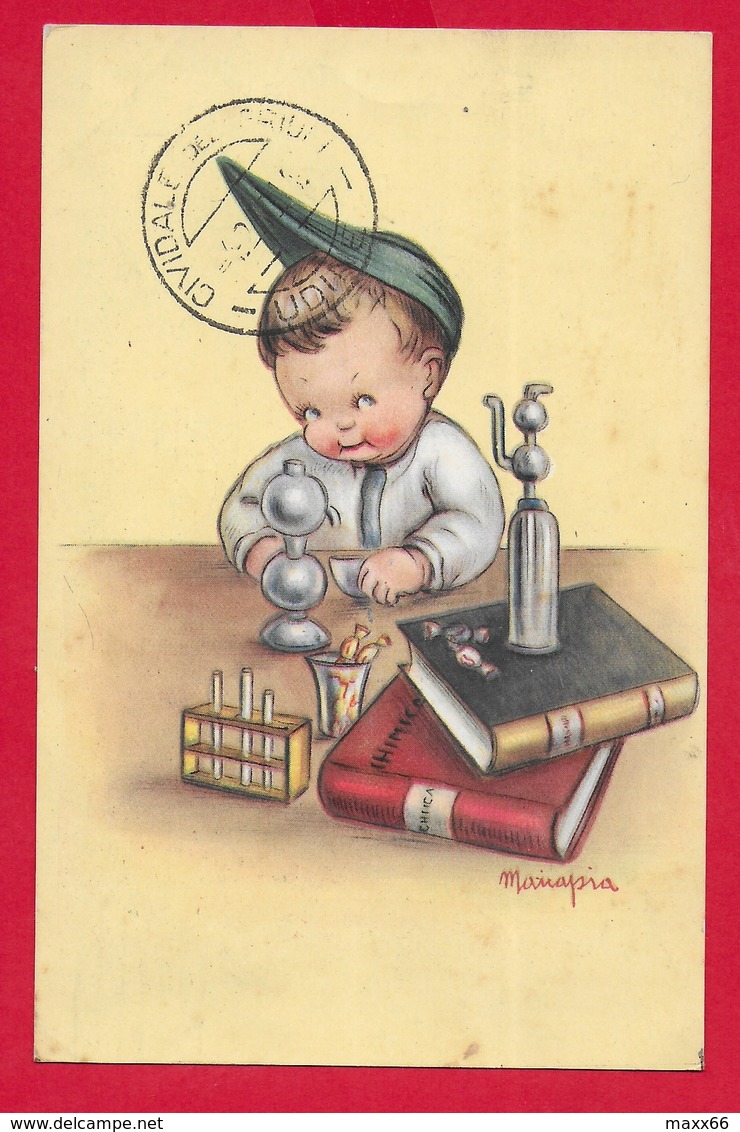 CARTOLINA VG ITALIA - BAMBINI - Il Piccolo Chimico - MARIAPIA - 9 X 14 - 1948 - Altri & Non Classificati