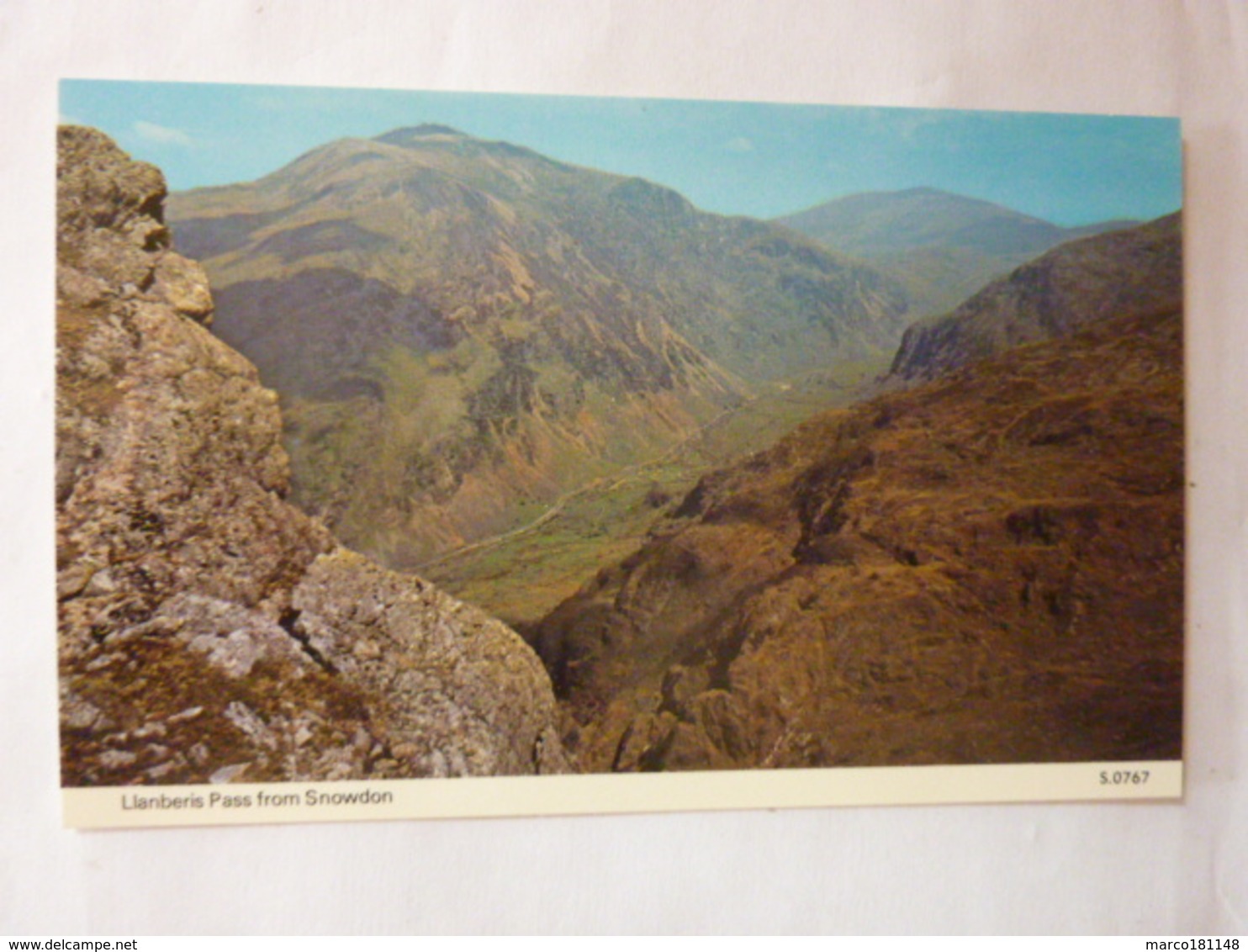 Llanberis Pass From Snowdon - Autres & Non Classés