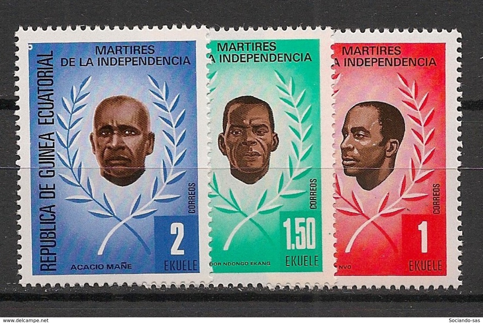 Guinée  équatoriale - 1979 - N°Mi. 1603 à 1605 - Indépendance - Neuf Luxe ** / MNH / Postfrisch - Equatoriaal Guinea