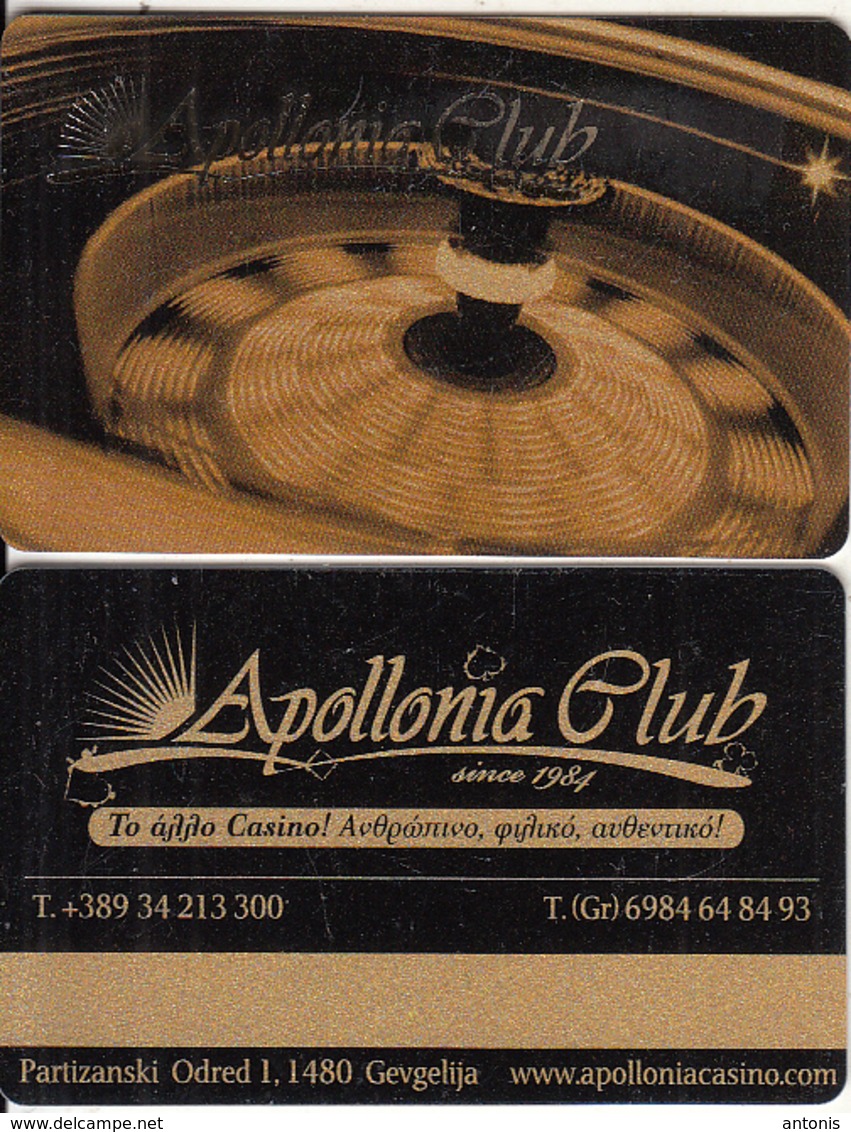 F.Y.R.O.M. - Apollonia Casino, Gold Member Card, Sample - Casino Cards