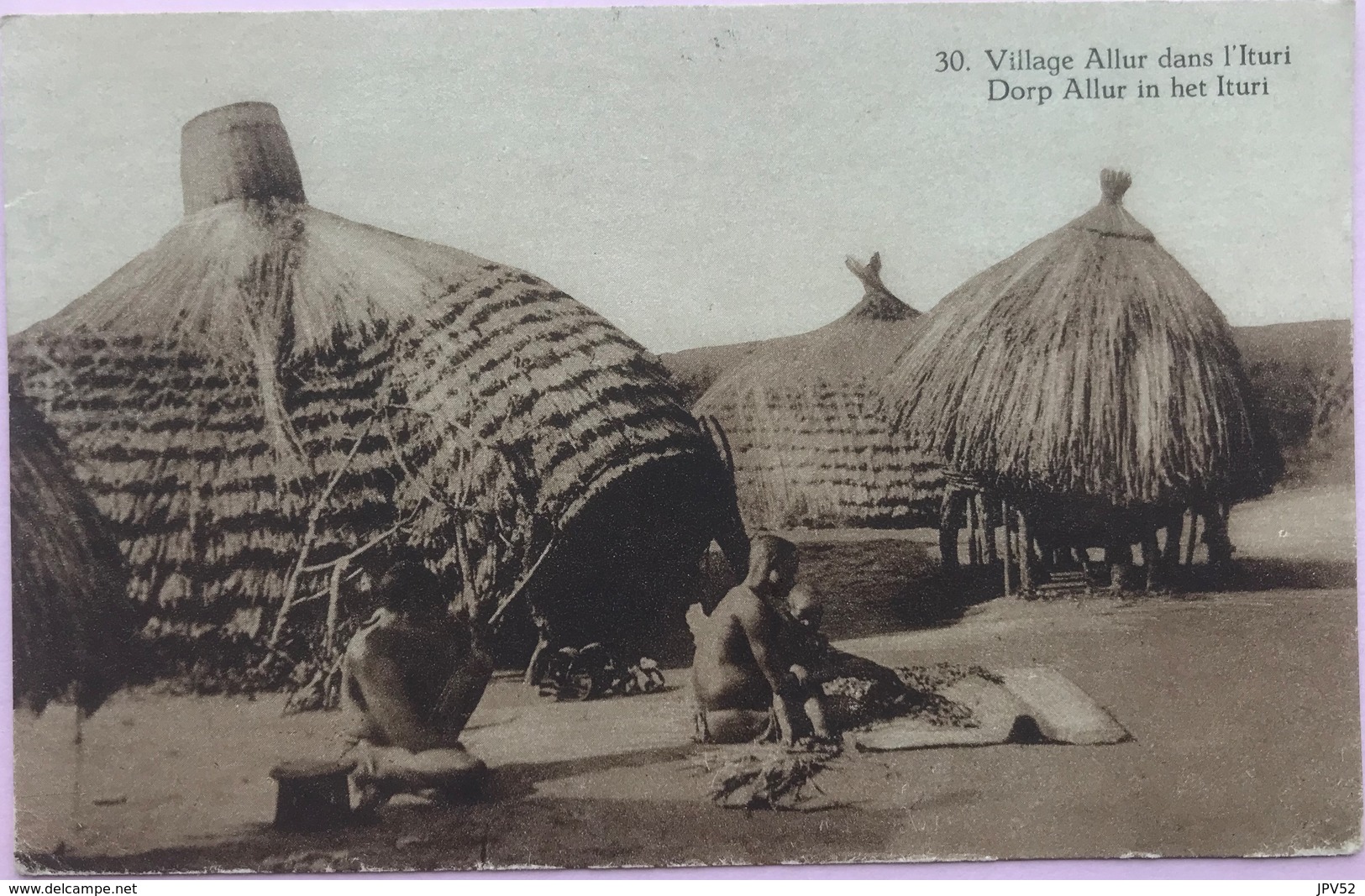 (2381) Ruanda- Urundi - Village Allur Dans L'Ituri - 1928 - Ruanda-Urundi