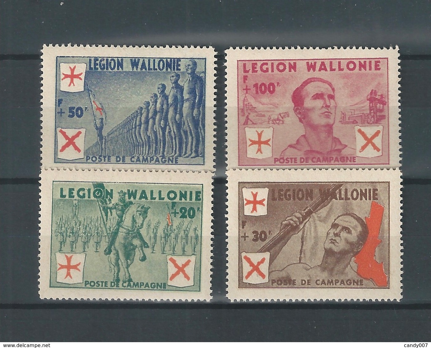 Timbres Légion Wallonie N°E26/29 Neuf** - Erinnofilia [E]