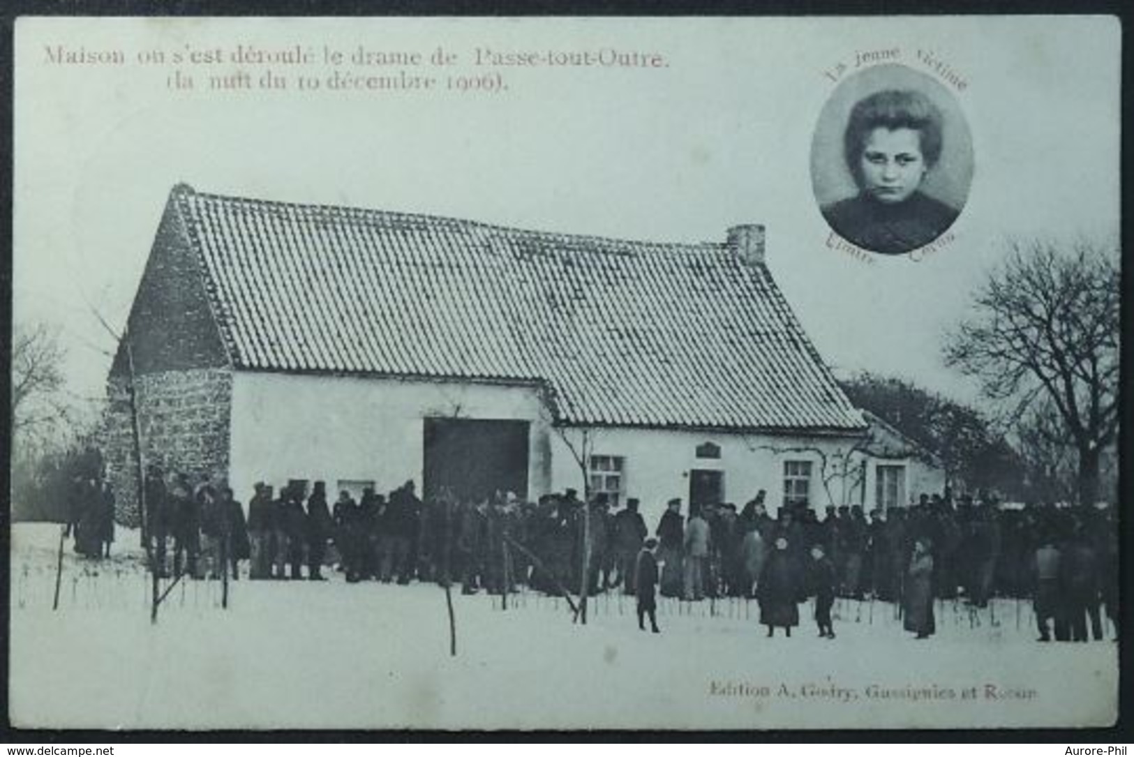 Roisin Passe-tout-outre Maison Ou S'est Déroulé Le Meurtre D'Elmire Cornu - Honnelles