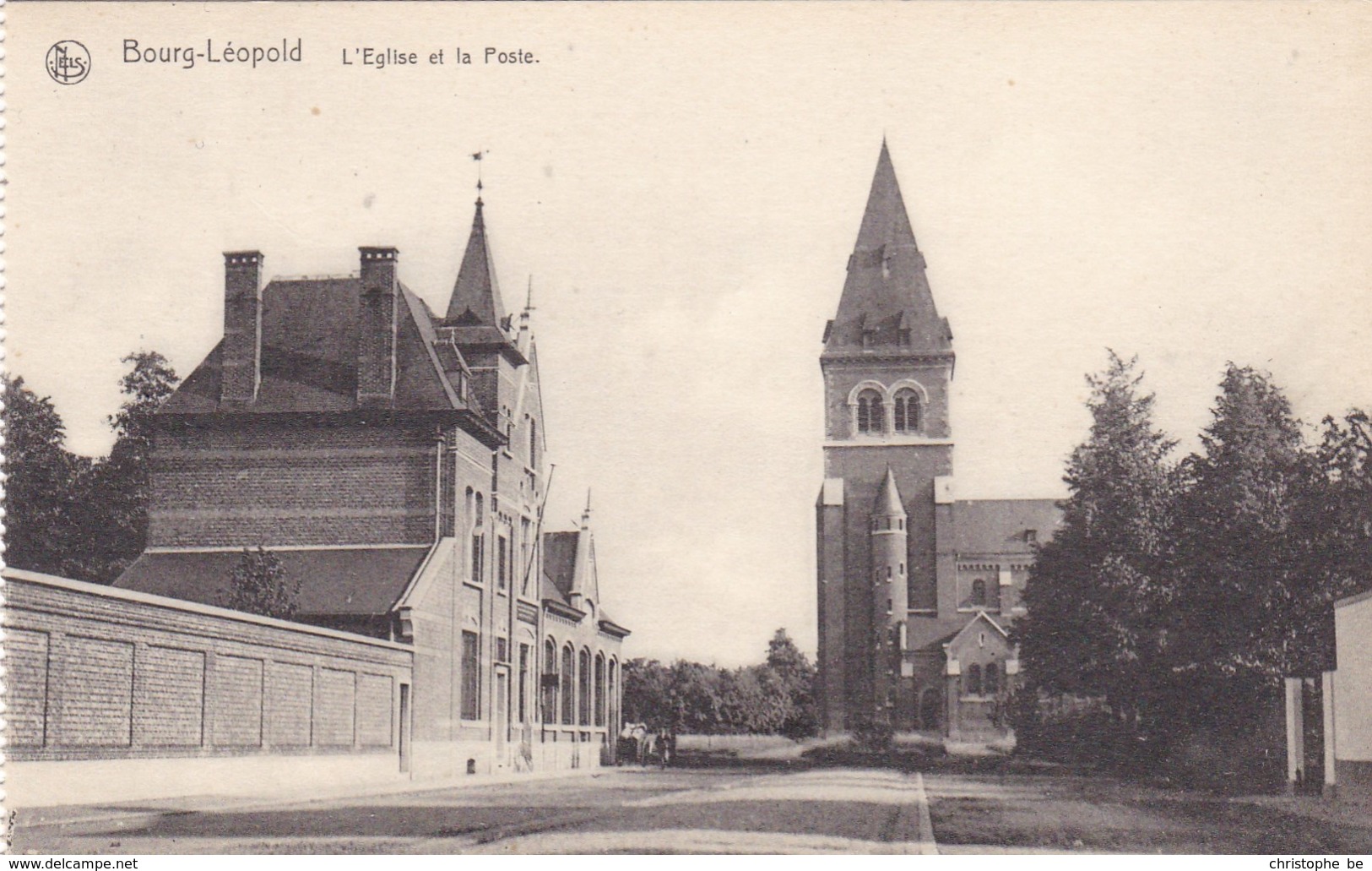 Léopoldsburg, Bourg Léopold, L'Eglise Et La Poste (pk65881) - Leopoldsburg