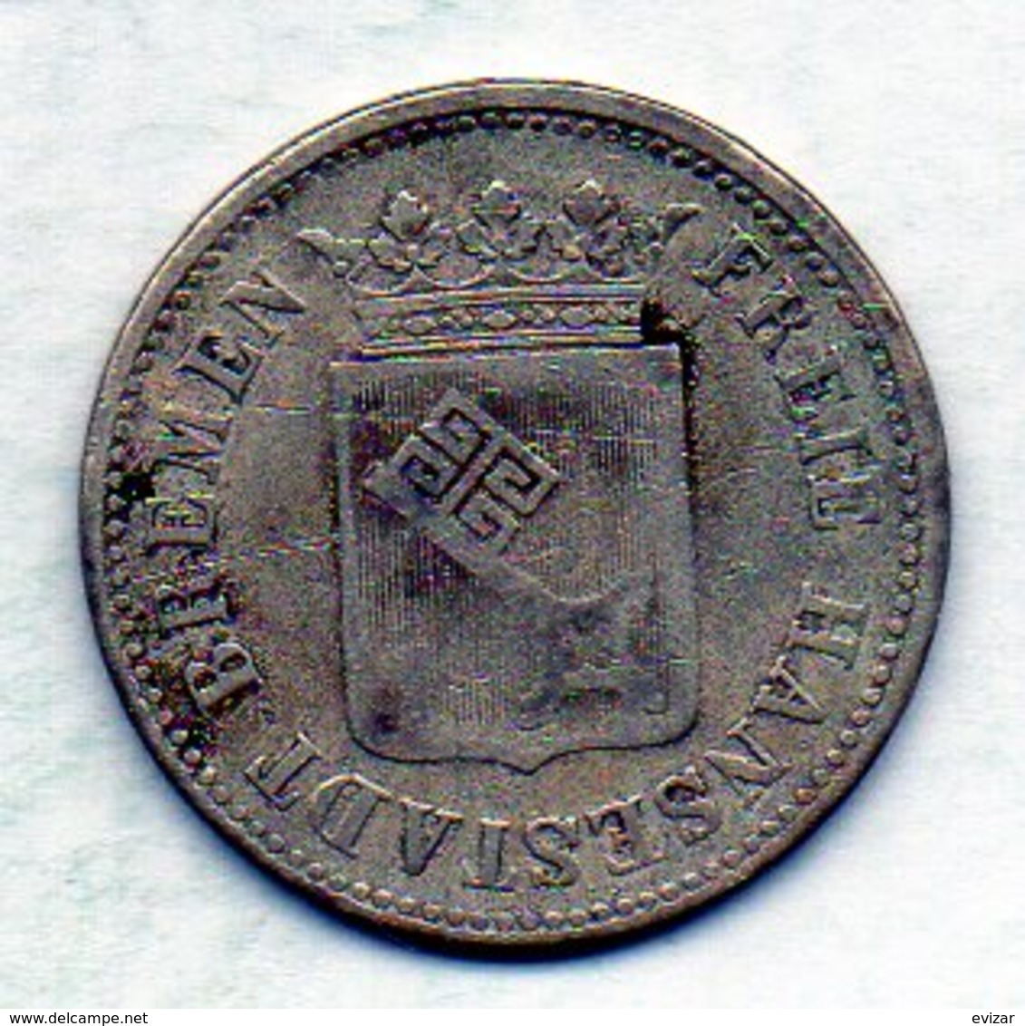 GERMAN STATES - BREMEN, 12 Grote, Silver, 1841, KM #232 - Monedas Pequeñas & Otras Subdivisiones