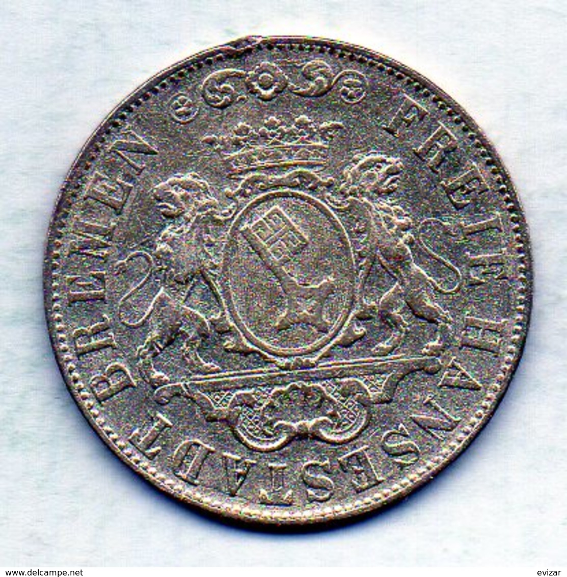 GERMAN STATES - BREMEN, 36 Grote, Silver, 1840, KM #233 - Monedas Pequeñas & Otras Subdivisiones