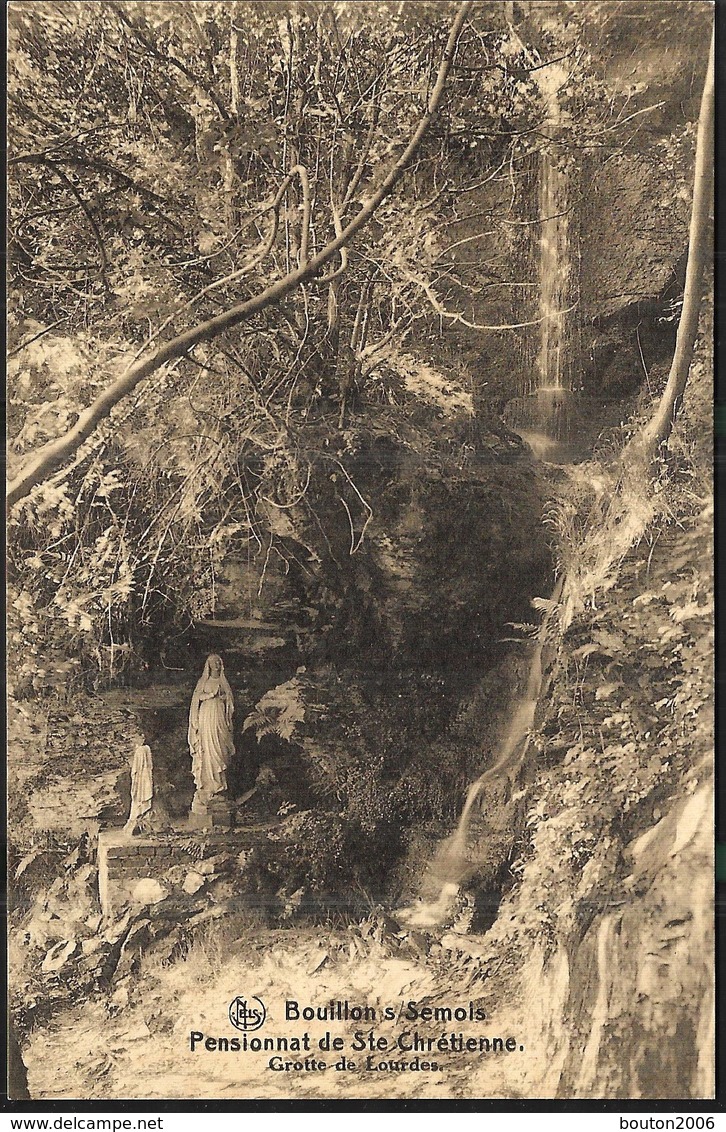 Bouillon S/ Semois Pensionnat De Sainte Chrétienne Grotte De Lourdes Nels éditeur Thill Bruxelles - Bouillon