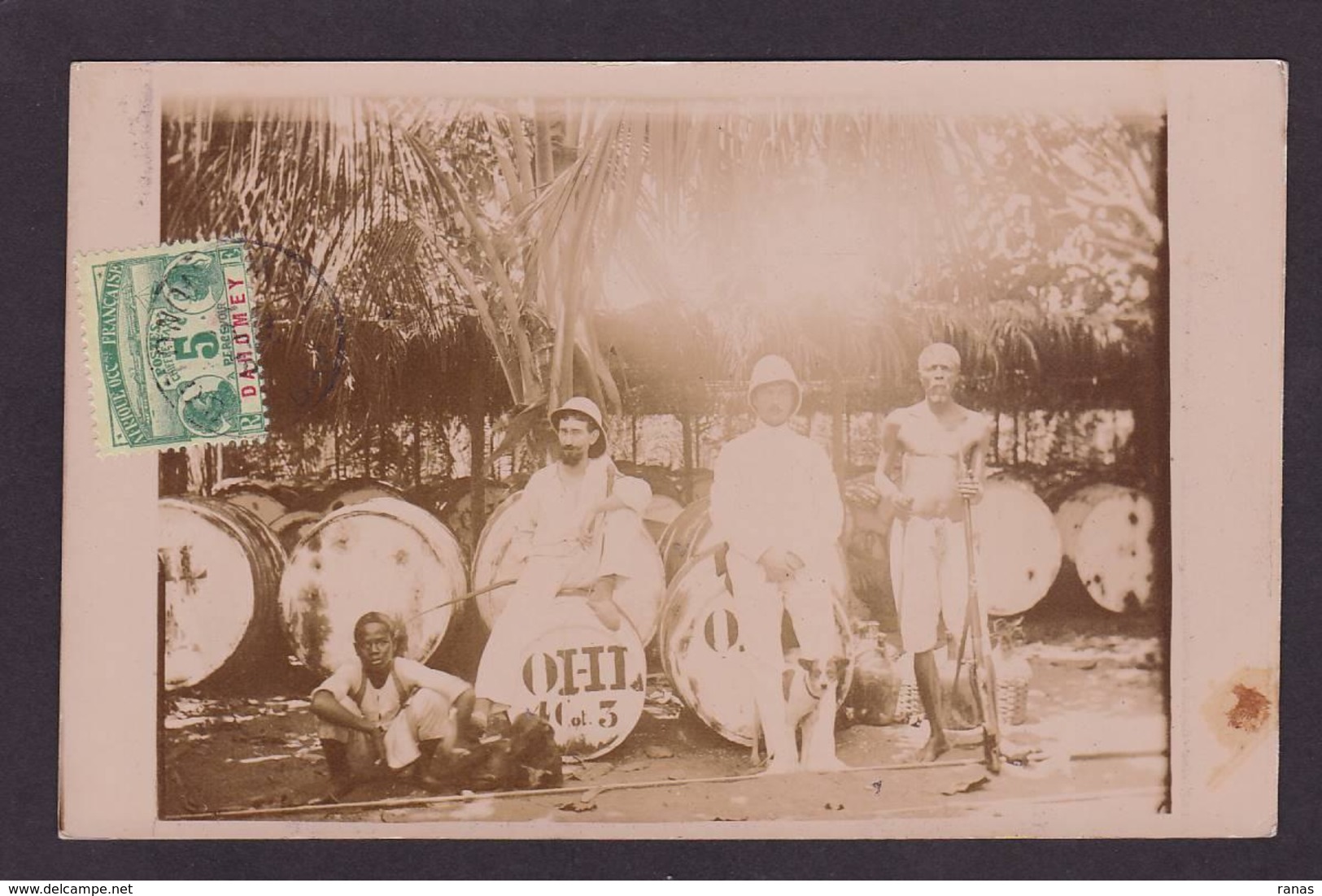 CPA Dahomey Afrique Noire Carte Photo RPPC Non Circulé Voir Scan Du Dos - Dahomey