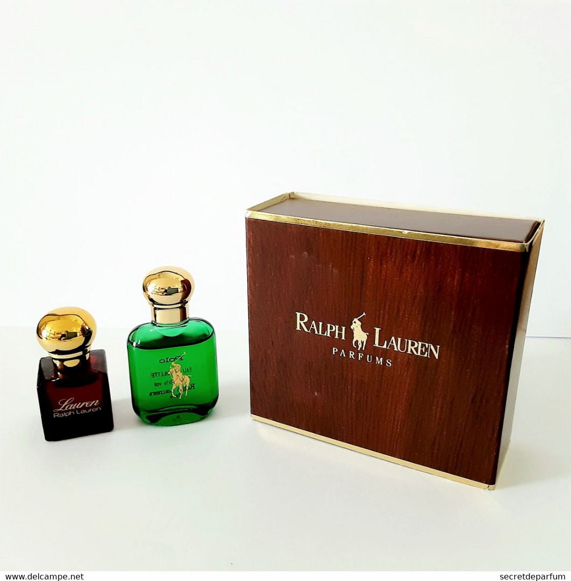 Miniatures De Parfum  COFFRET  RALPH  LAUREN  POLO Et  LAUREN  EDT 3.5 Et 7 Ml  EDT + Boite Coffret - Miniatures Femmes (avec Boite)